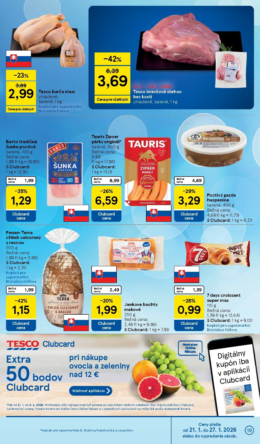 tesco - Leták Tesco supermarket platný od 21.01. do 27.01. - page: 19