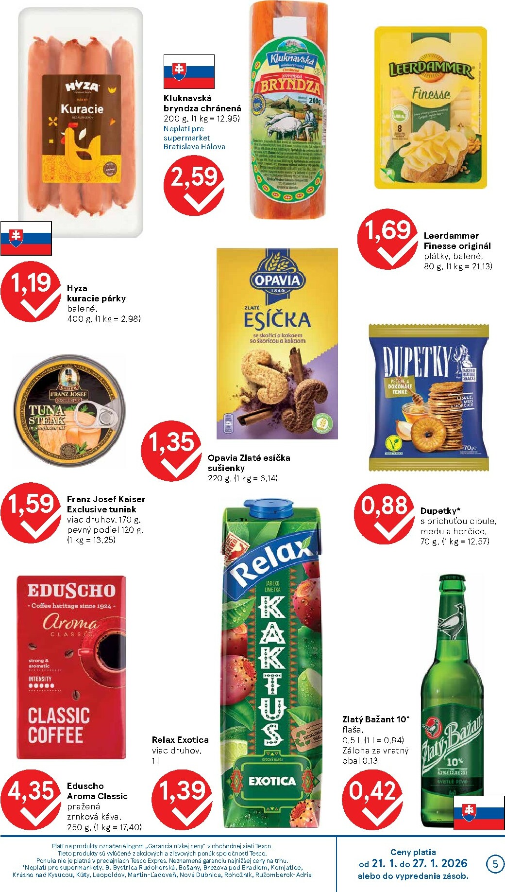 tesco - Leták Tesco supermarket platný od 21.01. do 27.01. - page: 5
