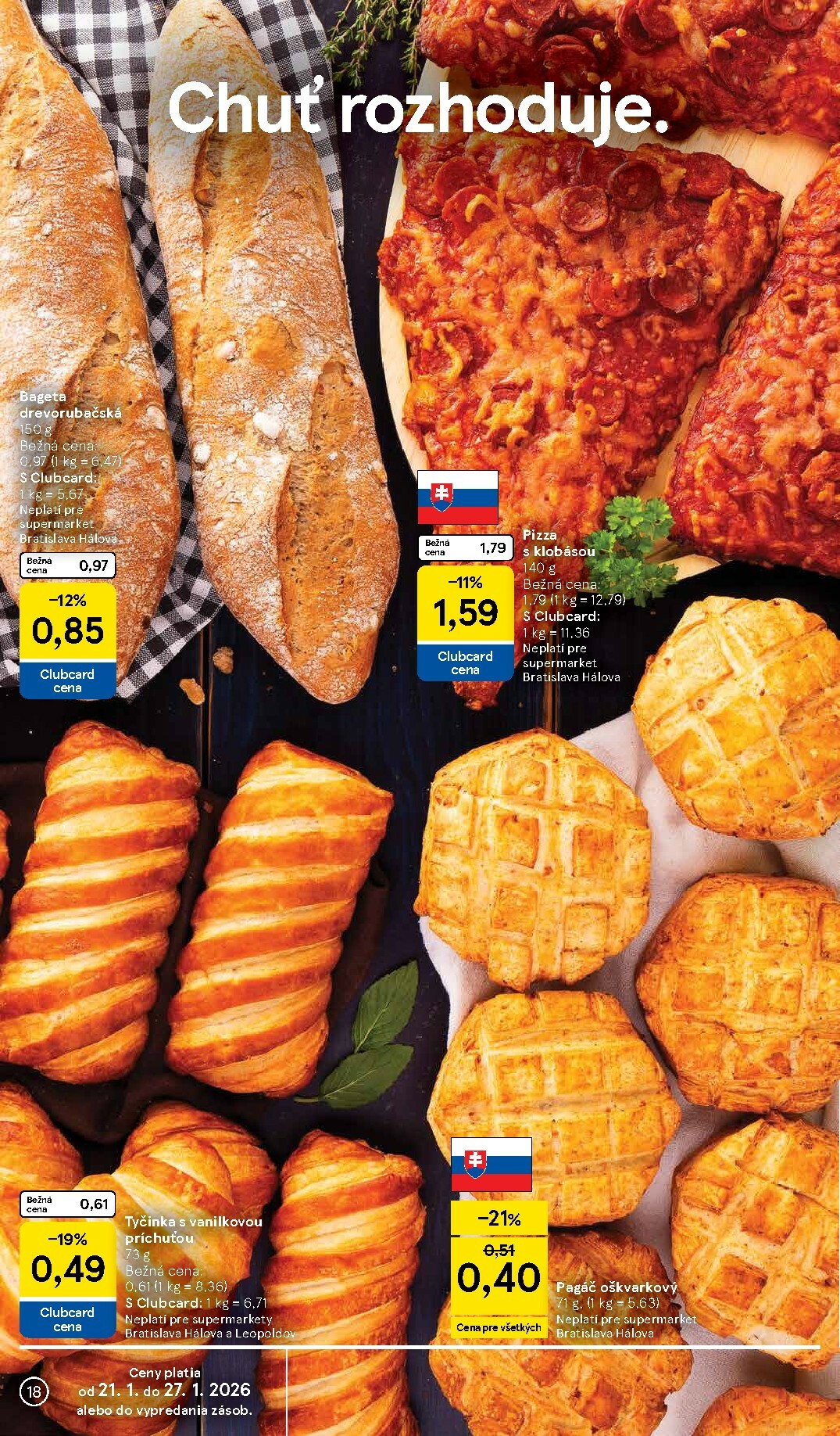 tesco - Leták Tesco supermarket platný od 21.01. do 27.01. - page: 18