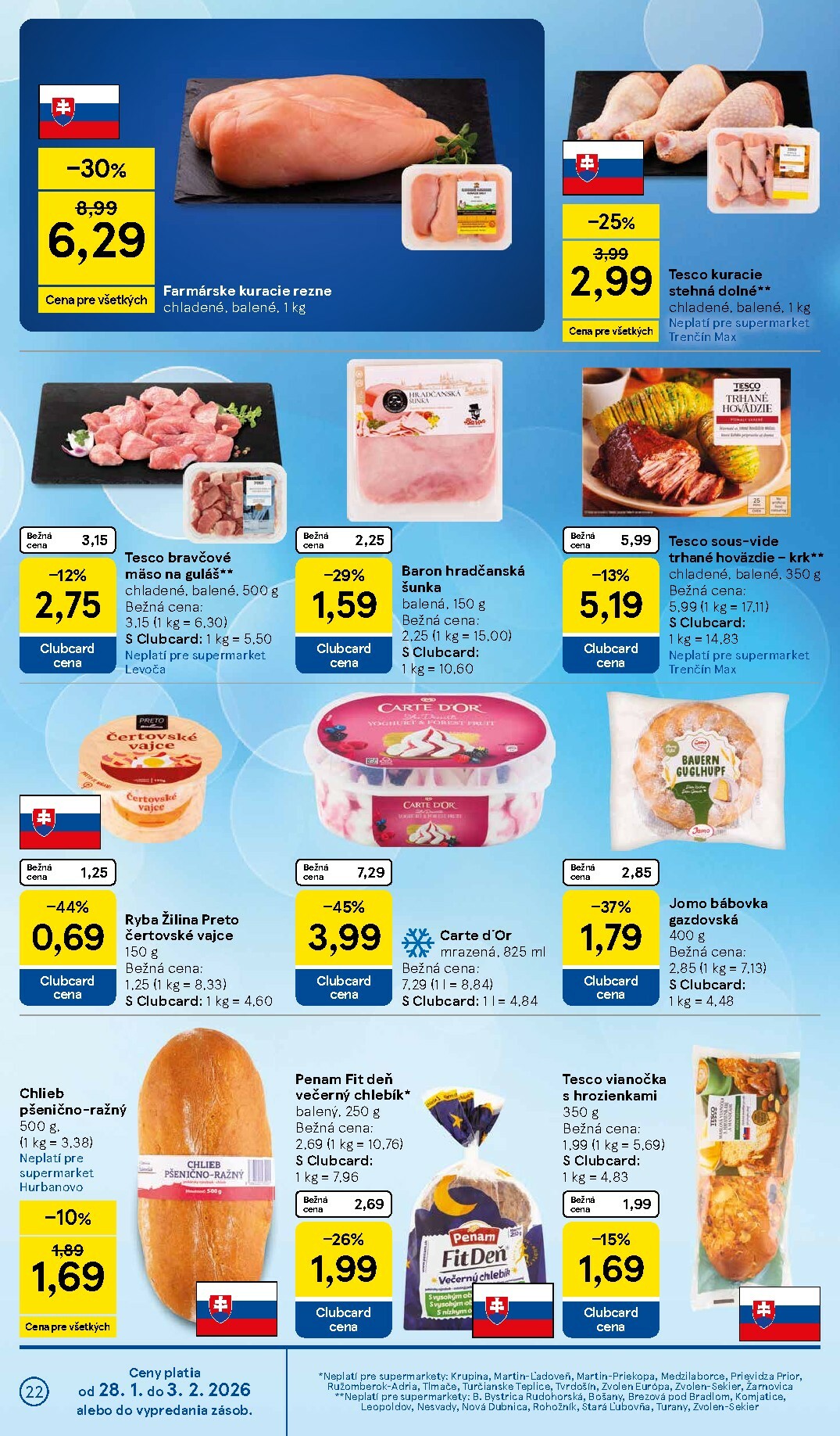 tesco - Leták Tesco supermarket platný od 28.01. do 03.02. - page: 22