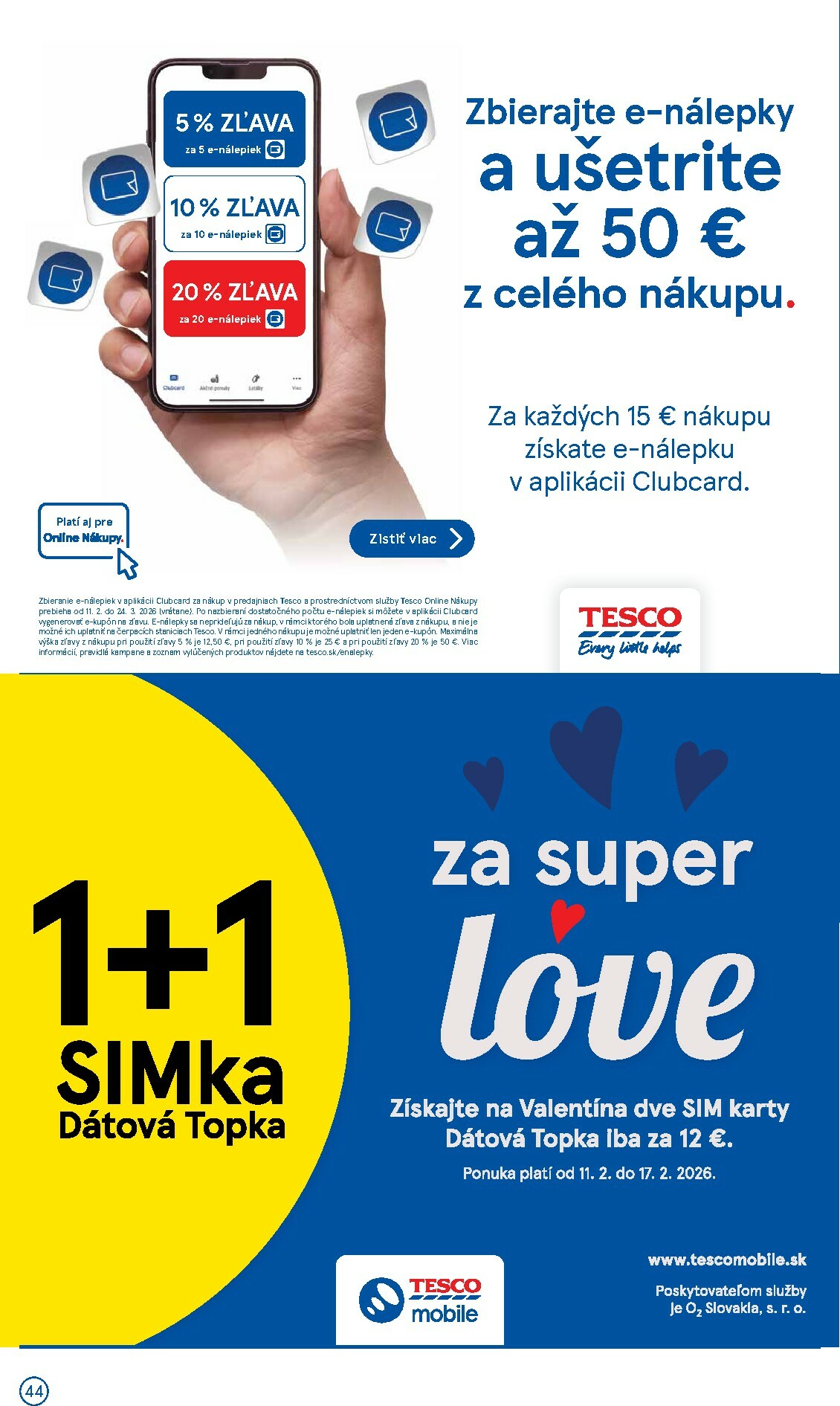 tesco - Leták Tesco platný od 11.02.2026 do 17.02.2026 - page: 44