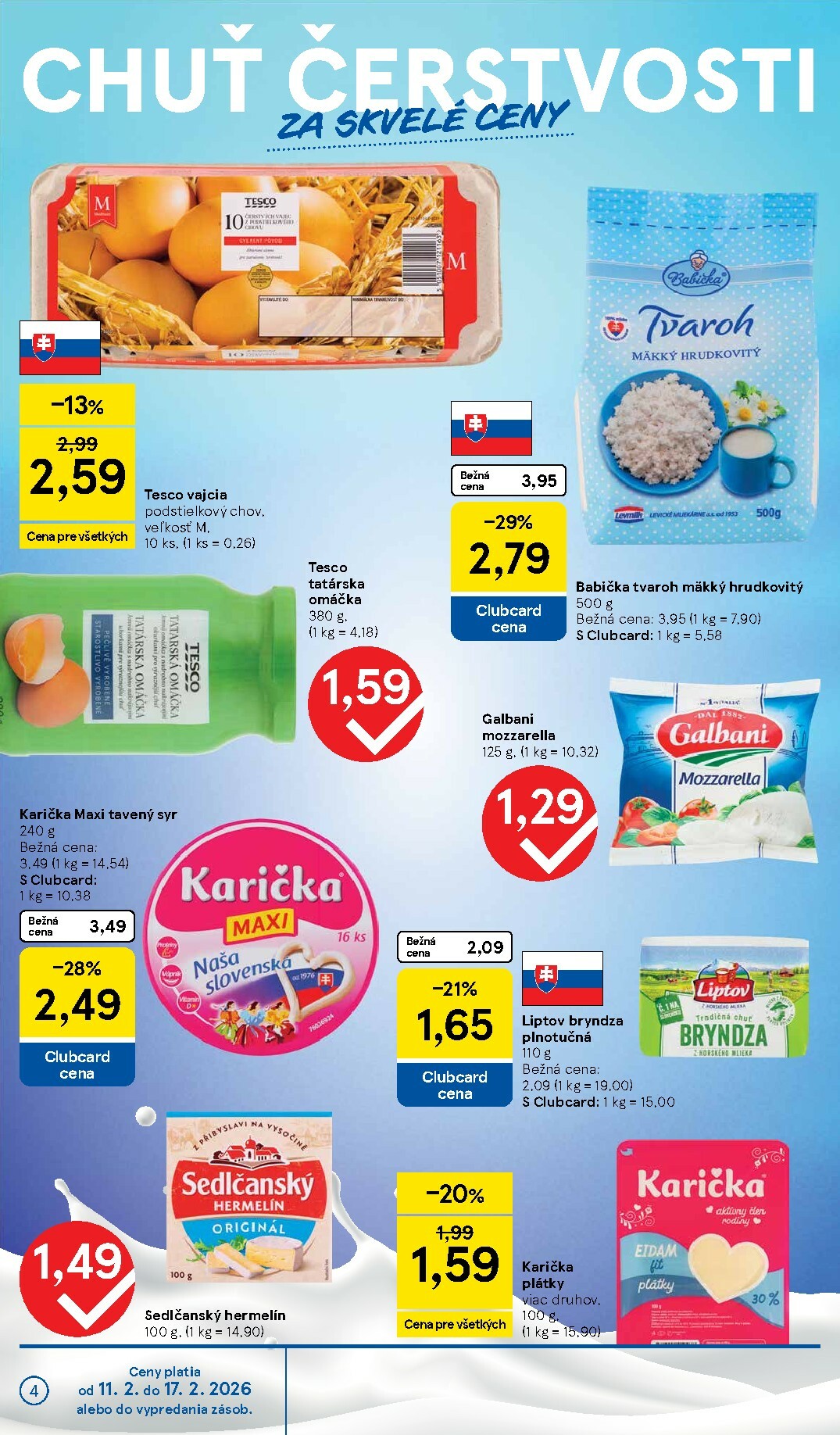 tesco - Leták Tesco platný od 11.02.2026 do 17.02.2026 - page: 4