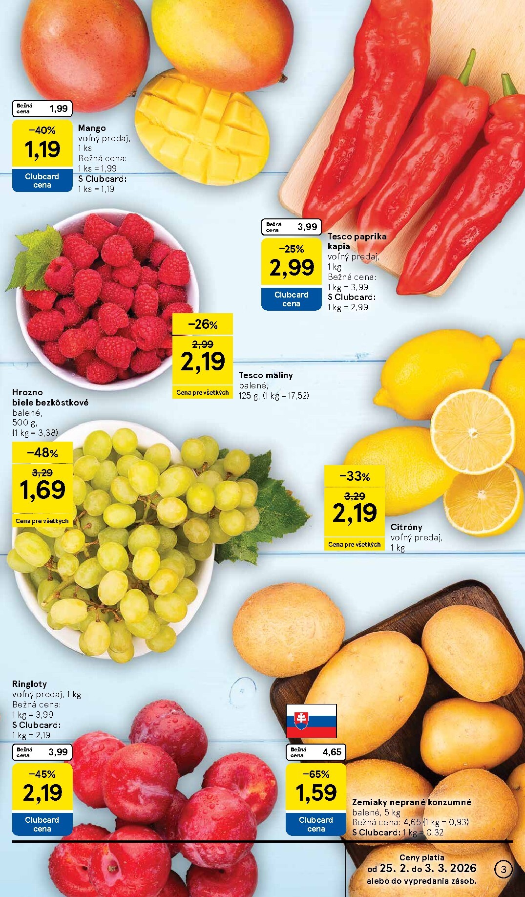 tesco - Leták Tesco platný od 25.02.2026 do 03.03.2026 - page: 3