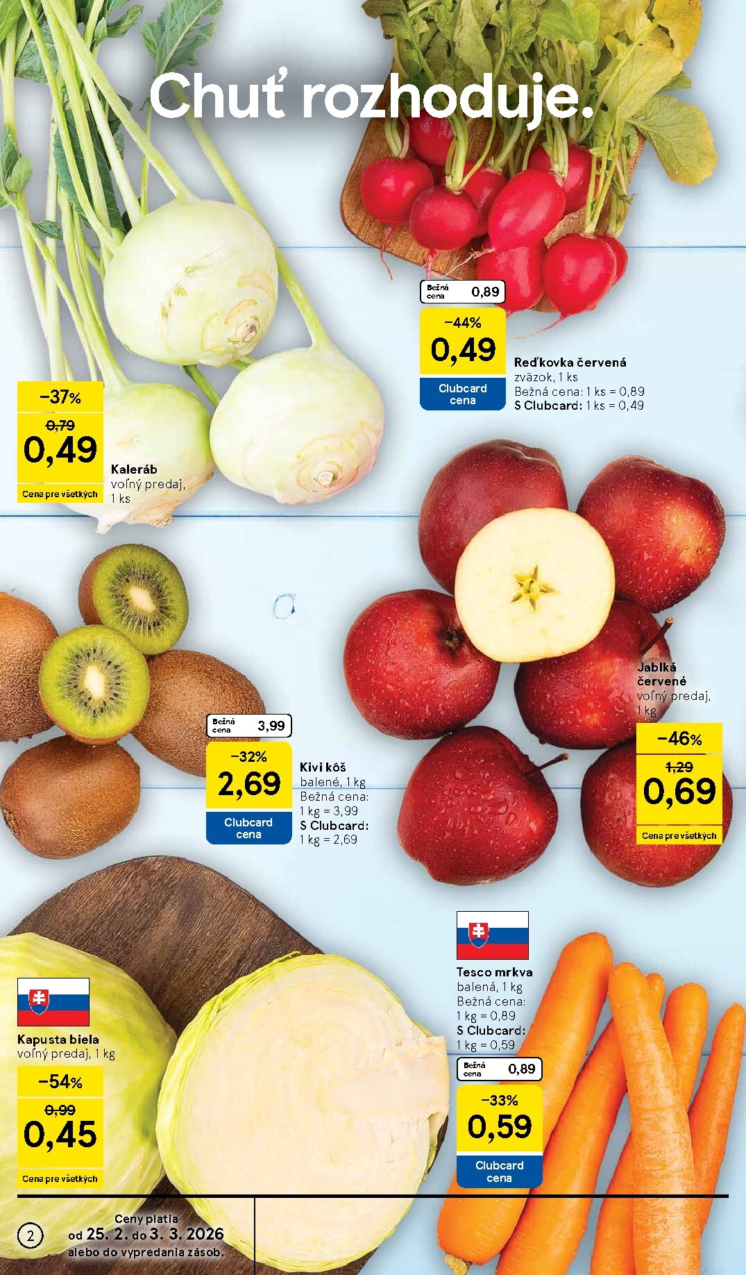 tesco - Leták Tesco platný od 25.02.2026 do 03.03.2026 - page: 2