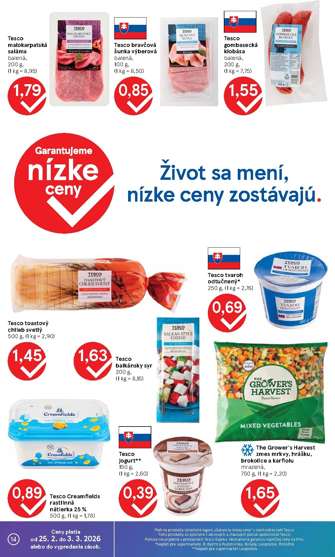 tesco - Leták Tesco supermarket platný od 25.02.2026 do 03.03.2026 - page: 14