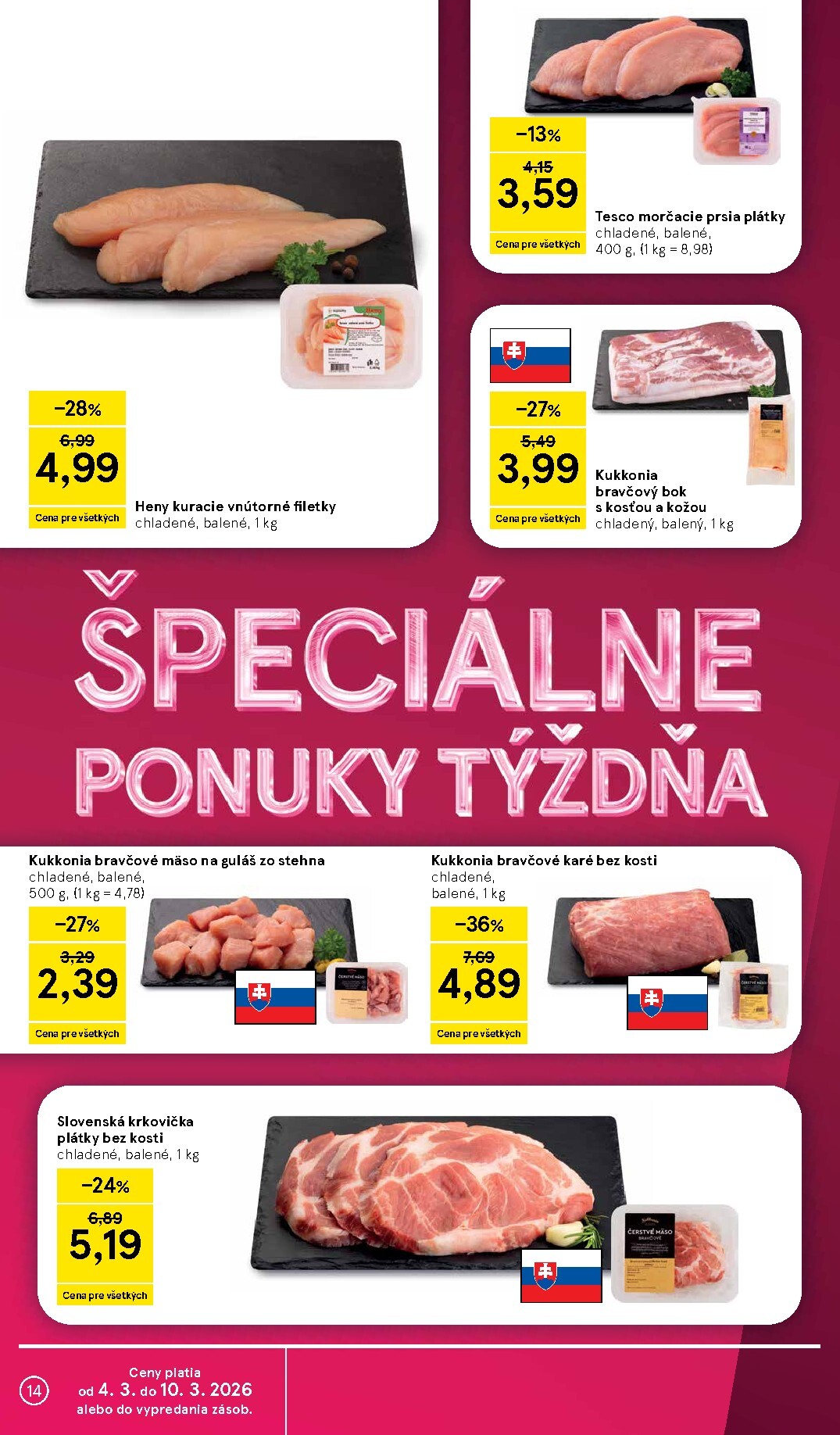 tesco - Leták Tesco platný od 04.03.2026 do 10.03.2026 - page: 14