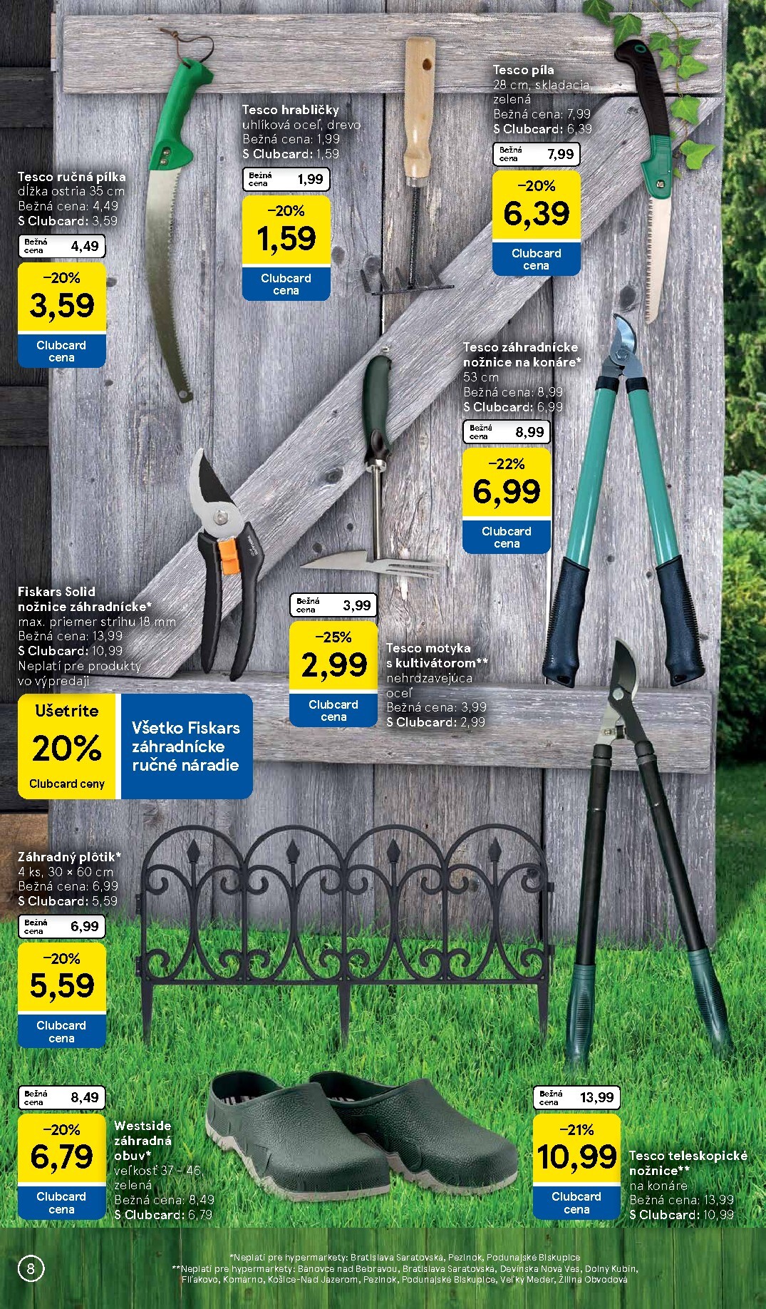 tesco - Leták Tesco - Všetko pre vašu záhradu platný od 03.03.2026 do 06.04.2026 - page: 8
