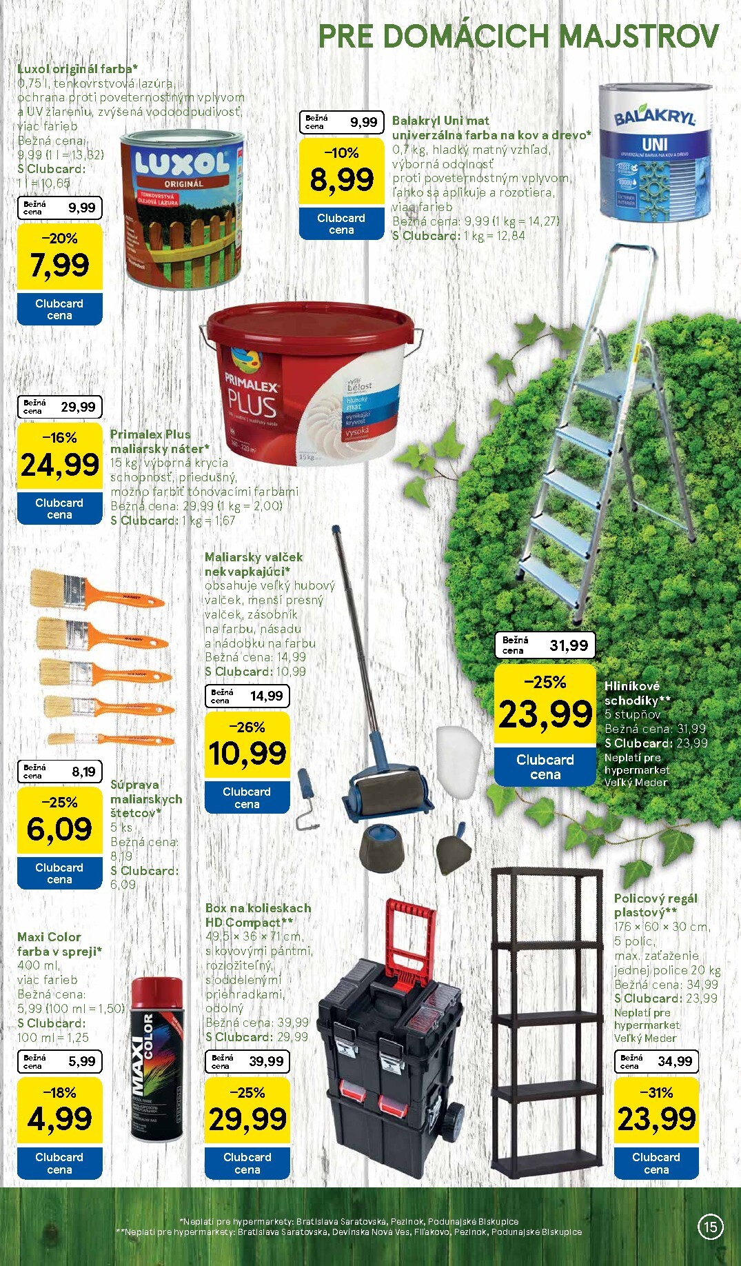 tesco - Leták Tesco - Všetko pre vašu záhradu platný od 03.03.2026 do 06.04.2026 - page: 15