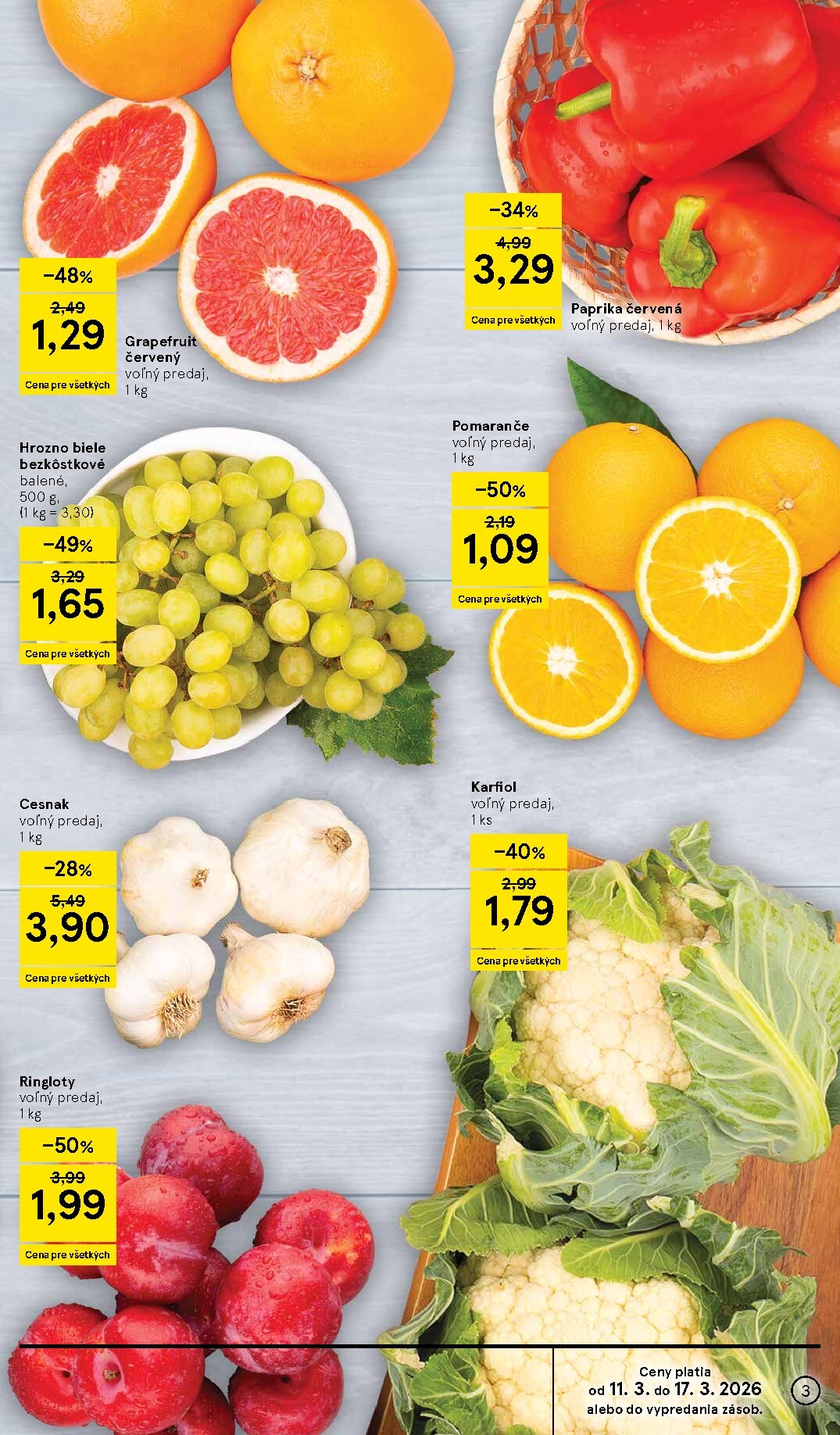 tesco - Leták Tesco supermarket platný od 11.03.2026 do 17.03.2026 - page: 3