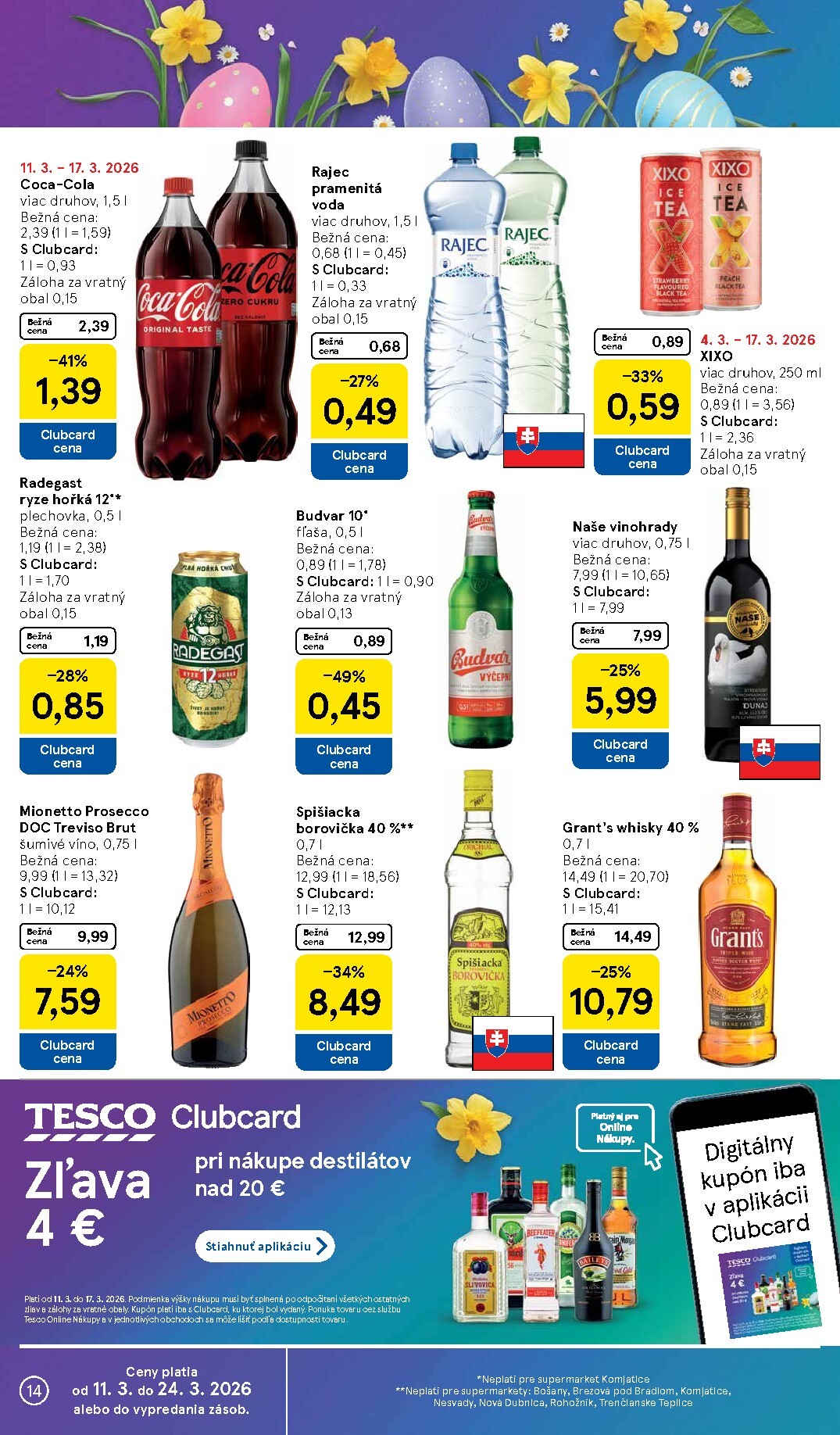 tesco - Leták Tesco supermarket platný od 11.03.2026 do 17.03.2026 - page: 14