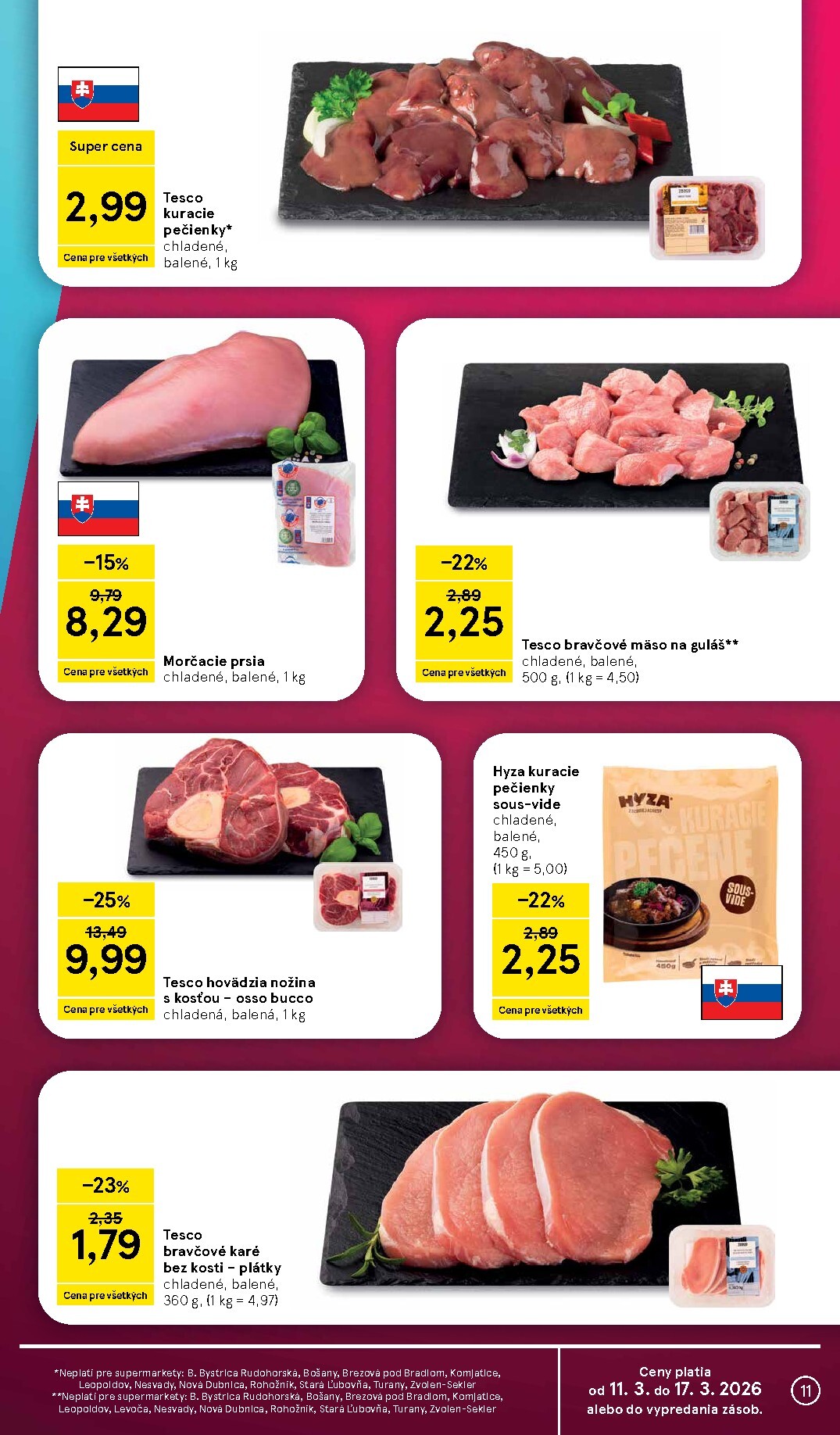 tesco - Leták Tesco supermarket platný od 11.03.2026 do 17.03.2026 - page: 11