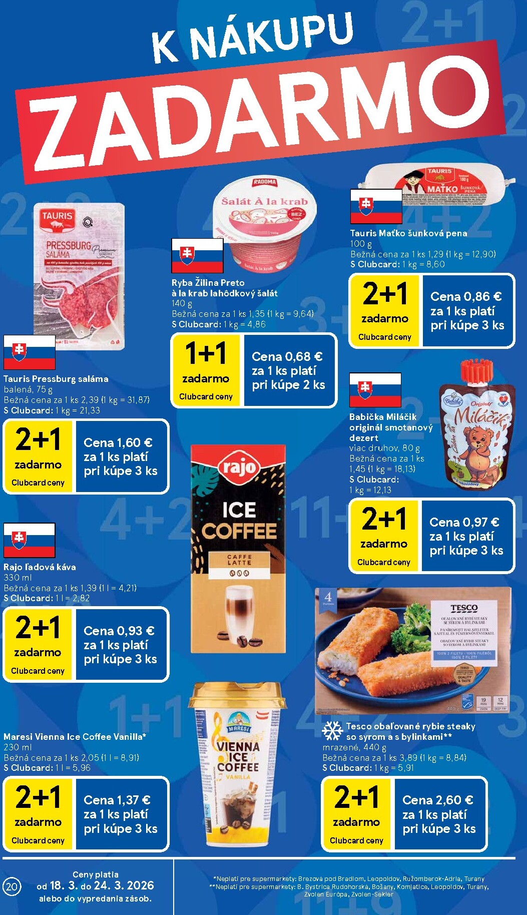 tesco - Leták Tesco supermarket platný od 18.03.2026 do 24.03.2026 - page: 20