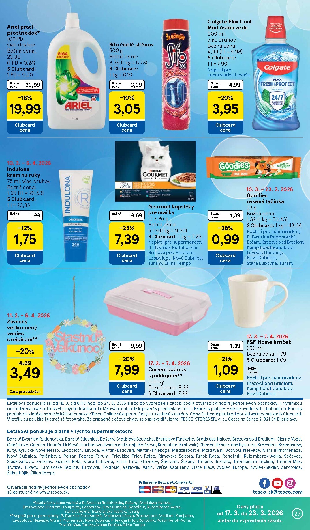 tesco - Leták Tesco supermarket platný od 18.03.2026 do 24.03.2026 - page: 27
