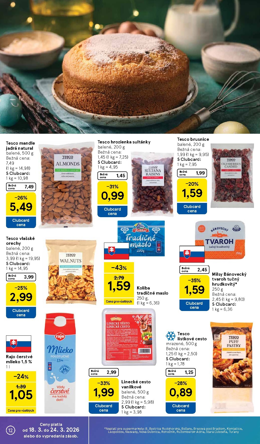 tesco - Leták Tesco supermarket platný od 18.03.2026 do 24.03.2026 - page: 12