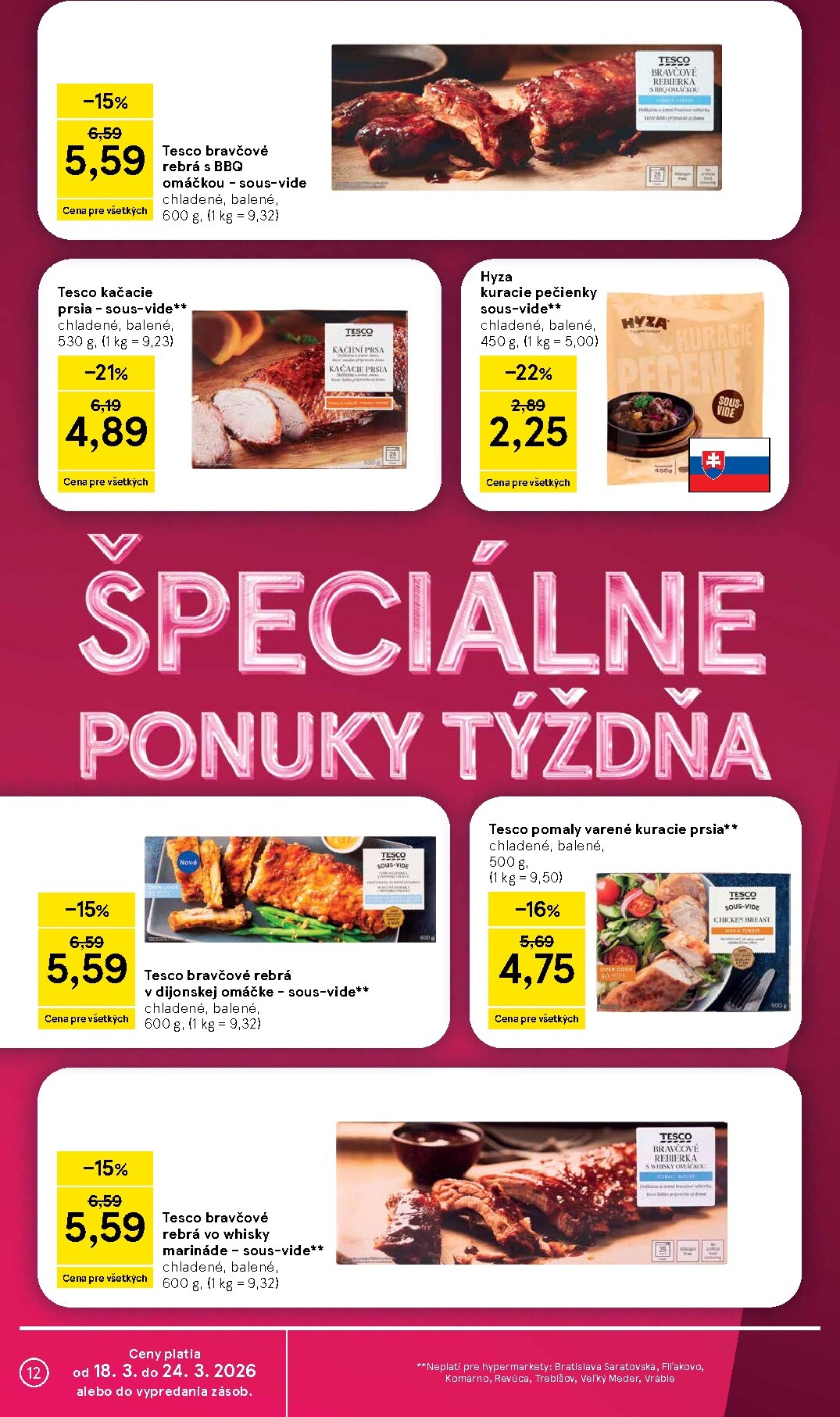 tesco - Leták Tesco platný od 18.03.2026 do 24.03.2026 - page: 12