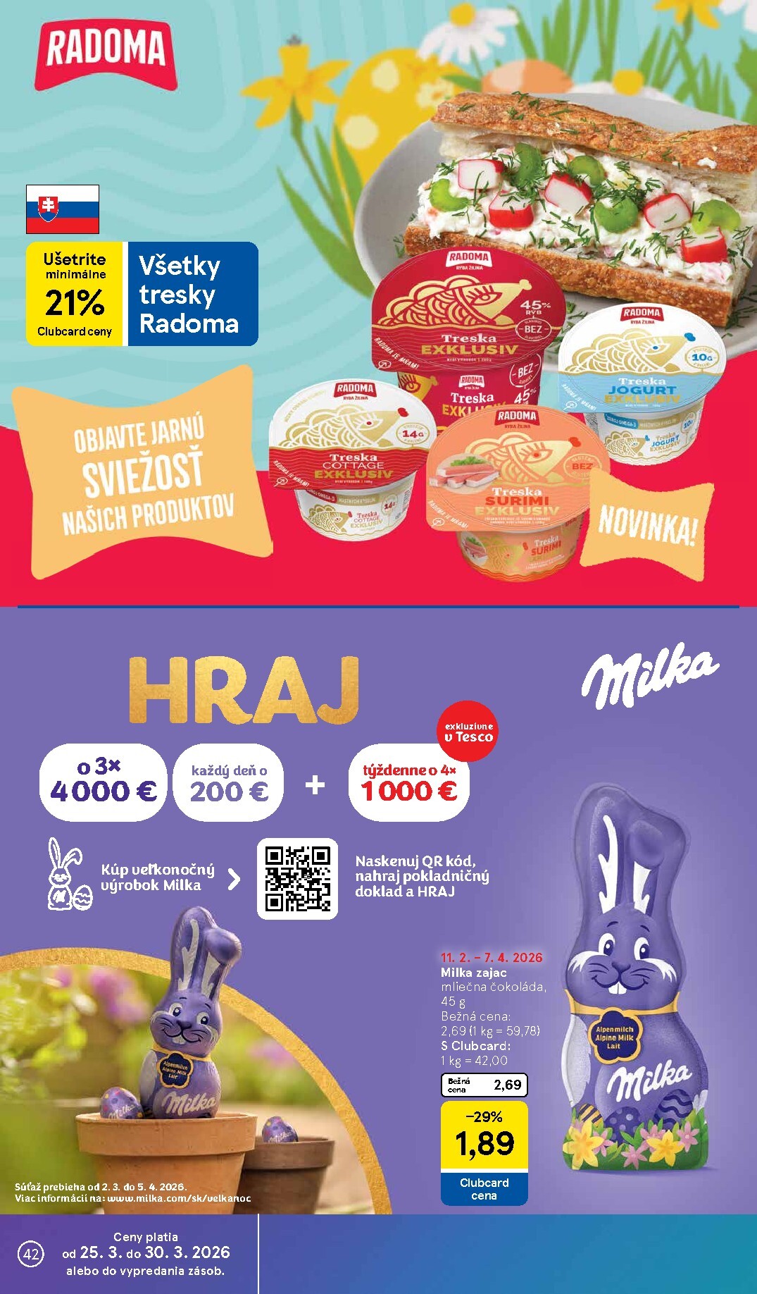tesco - Leták Tesco platný od 25.03.2026 do 30.03.2026 - page: 42