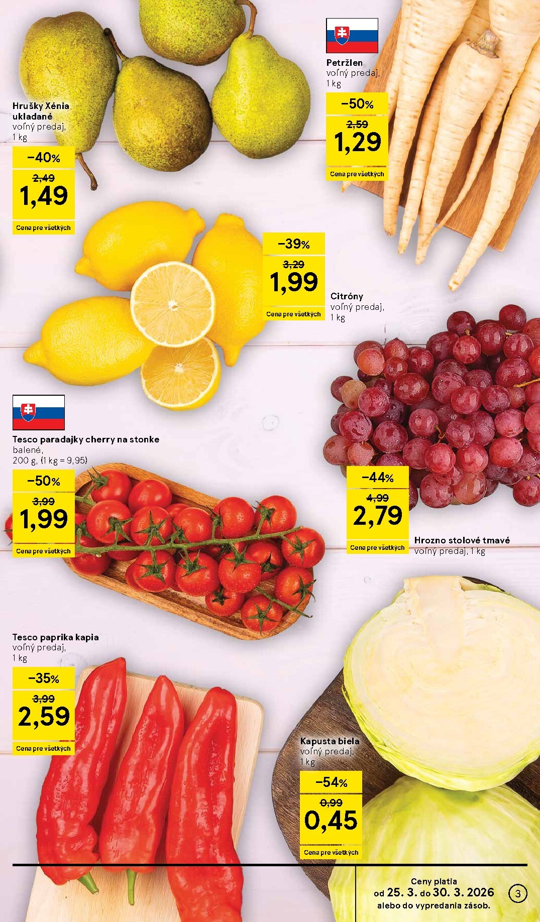 tesco - Leták Tesco platný od 25.03.2026 do 30.03.2026 - page: 3