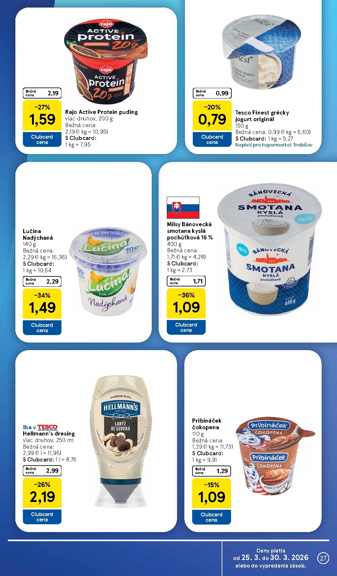 tesco - Leták Tesco platný od 25.03.2026 do 30.03.2026 - page: 27
