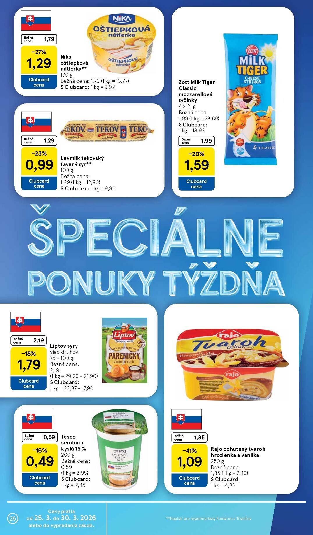 tesco - Leták Tesco platný od 25.03.2026 do 30.03.2026 - page: 26