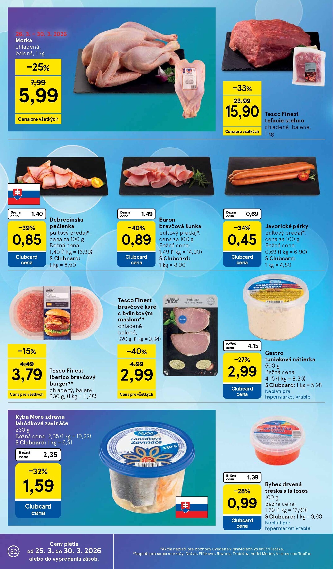 tesco - Leták Tesco platný od 25.03.2026 do 30.03.2026 - page: 32