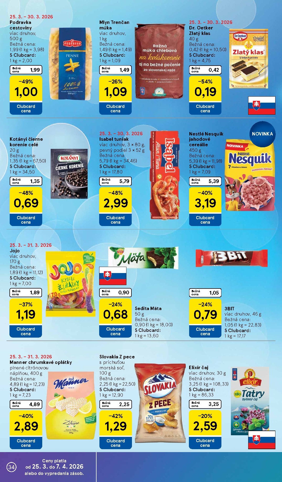 tesco - Leták Tesco platný od 25.03.2026 do 30.03.2026 - page: 34