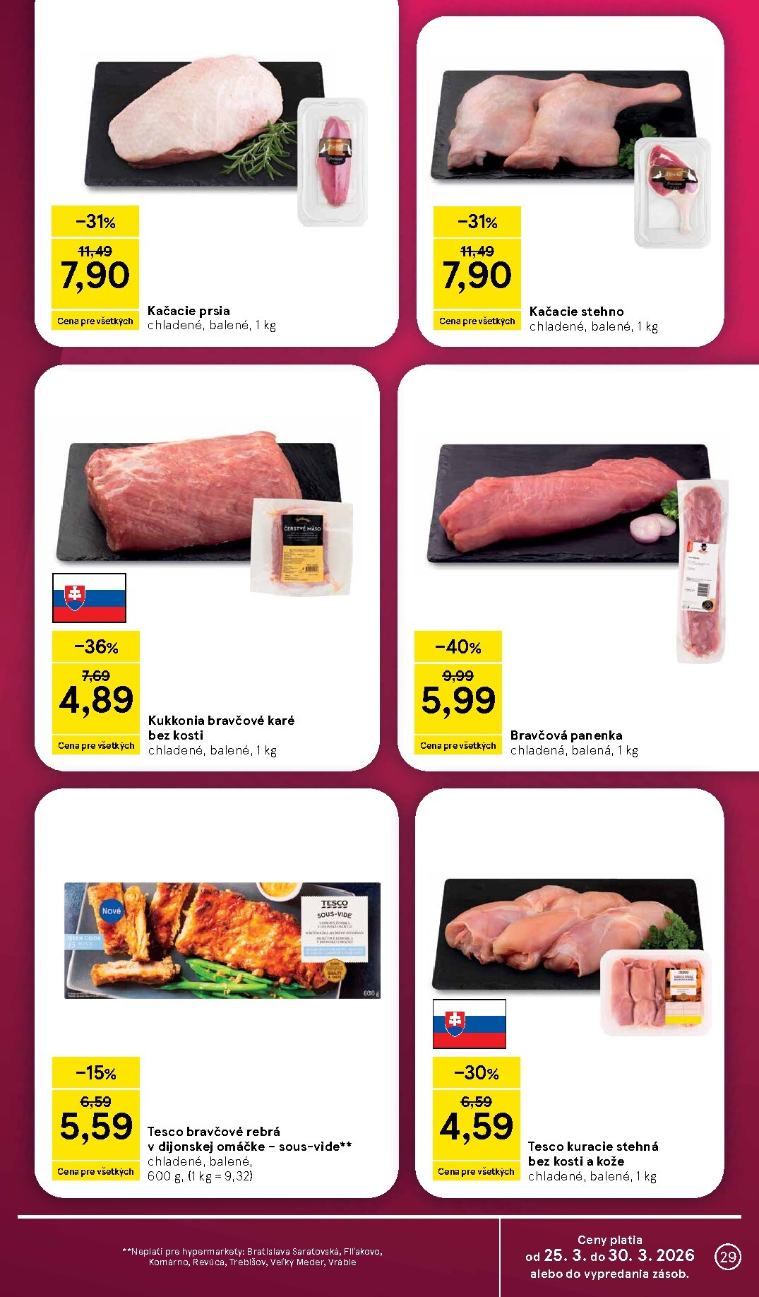 tesco - Leták Tesco platný od 25.03.2026 do 30.03.2026 - page: 29