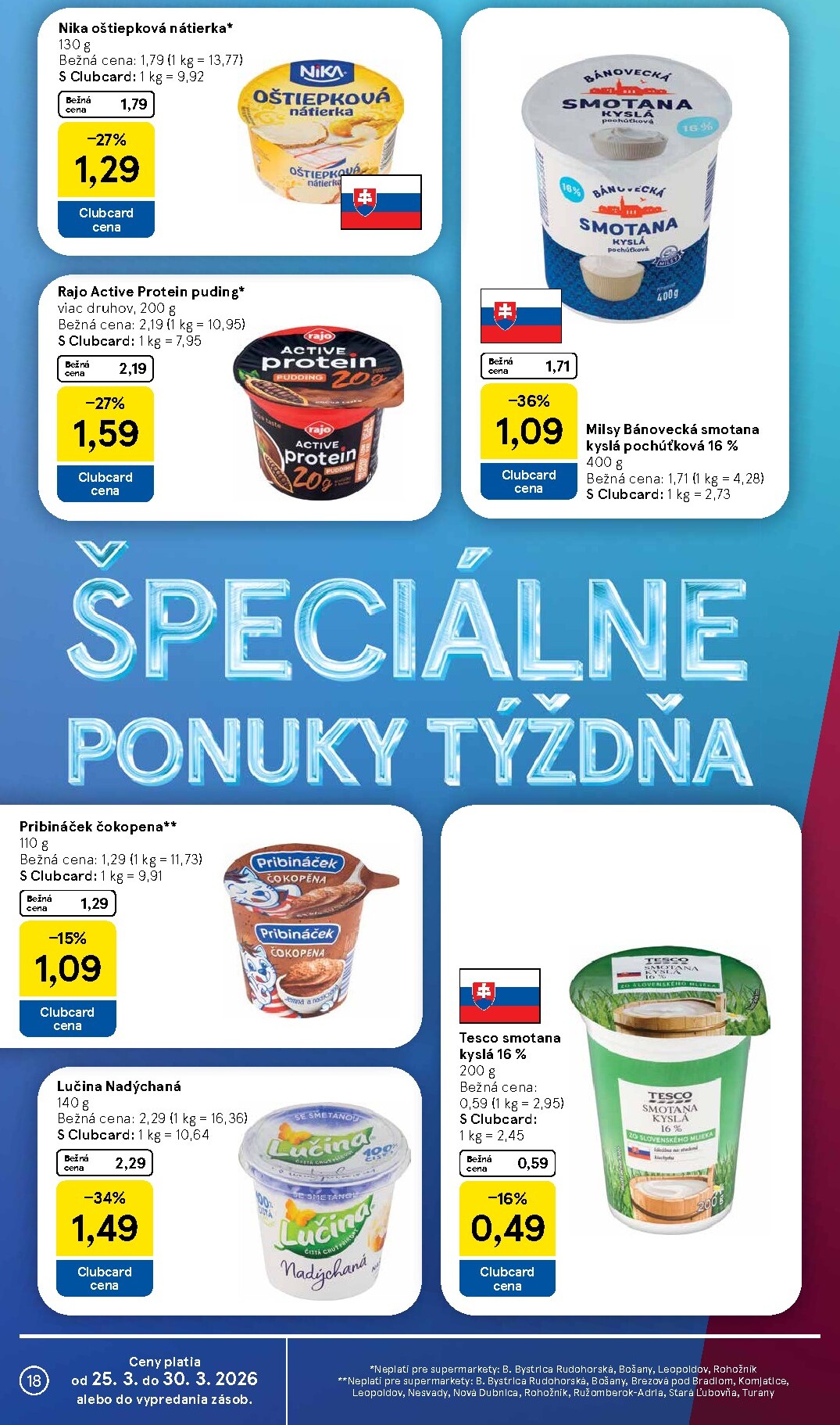 tesco - Leták Tesco supermarket platný od 25.03.2026 do 30.03.2026 - page: 18