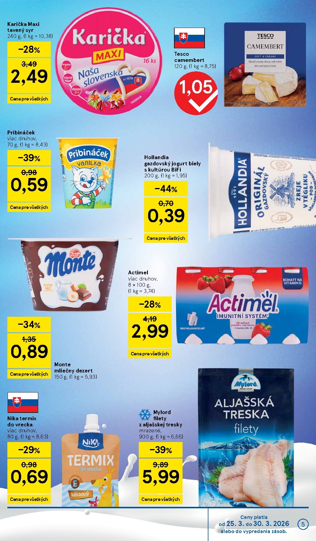 tesco - Leták Tesco supermarket platný od 25.03.2026 do 30.03.2026 - page: 5