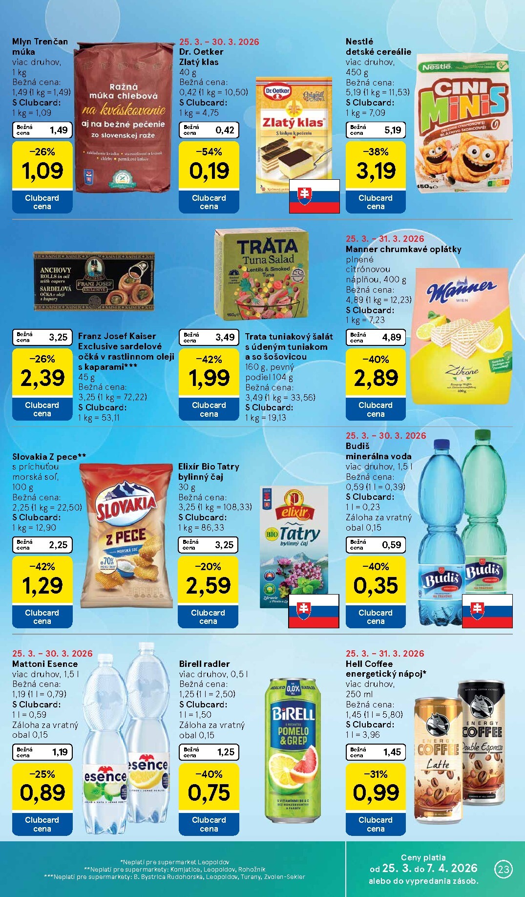 tesco - Leták Tesco supermarket platný od 25.03.2026 do 30.03.2026 - page: 23