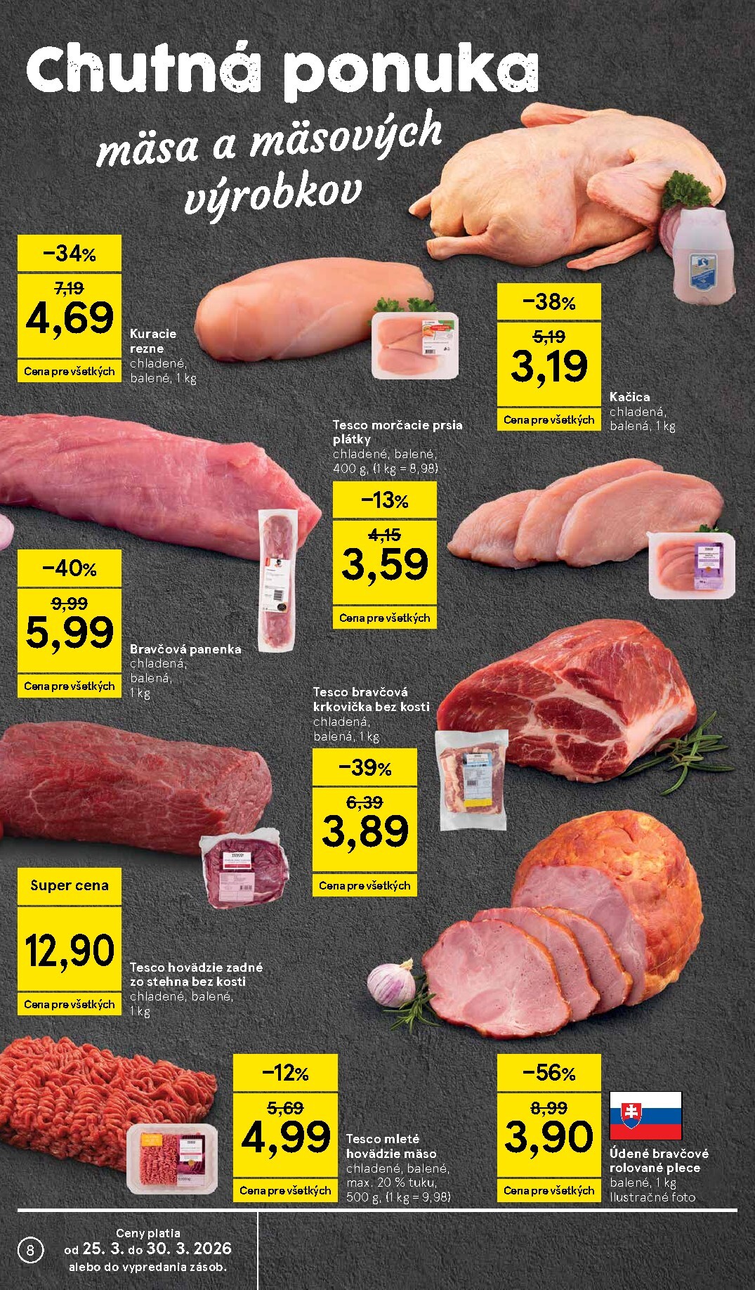 tesco - Leták Tesco supermarket platný od 25.03.2026 do 30.03.2026 - page: 8