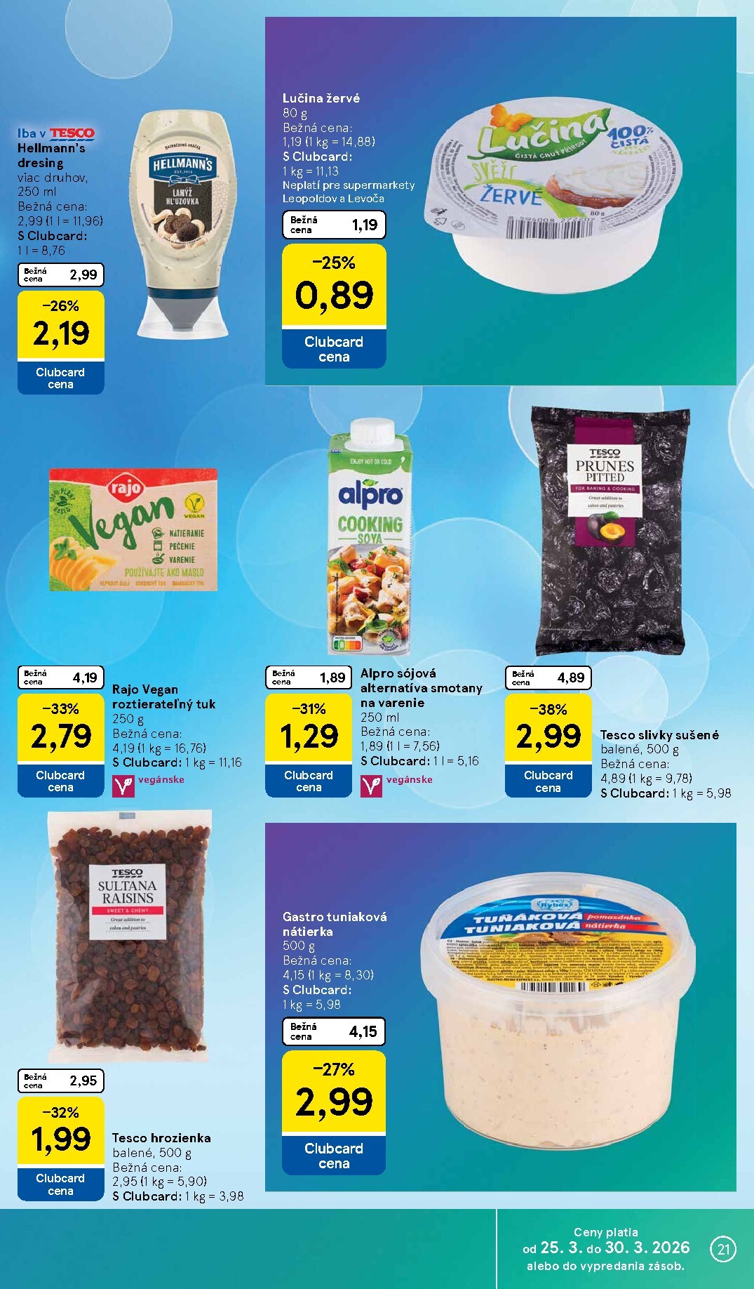 tesco - Leták Tesco supermarket platný od 25.03.2026 do 30.03.2026 - page: 21
