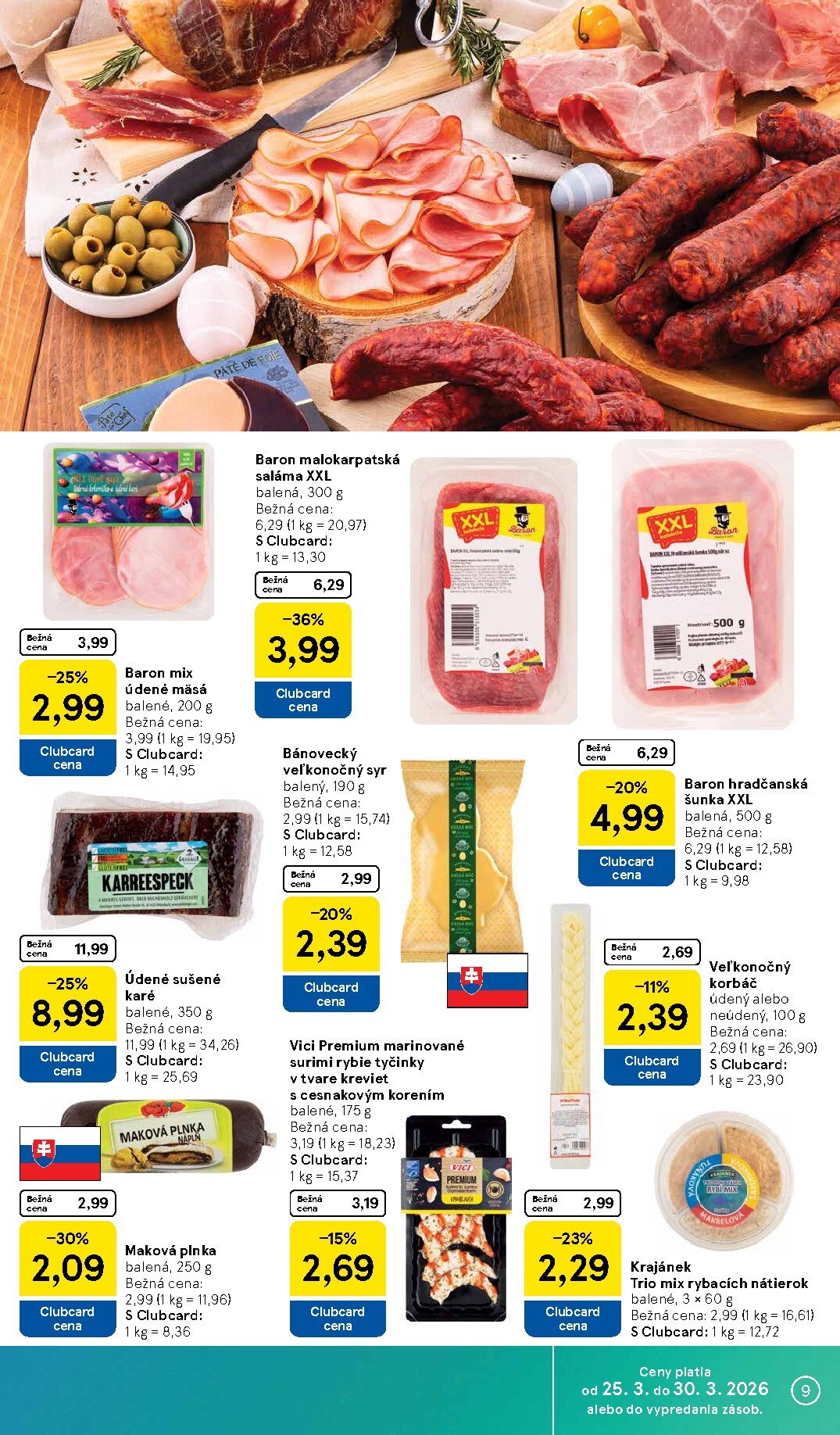 tesco - Leták Tesco supermarket platný od 25.03.2026 do 30.03.2026 - page: 9