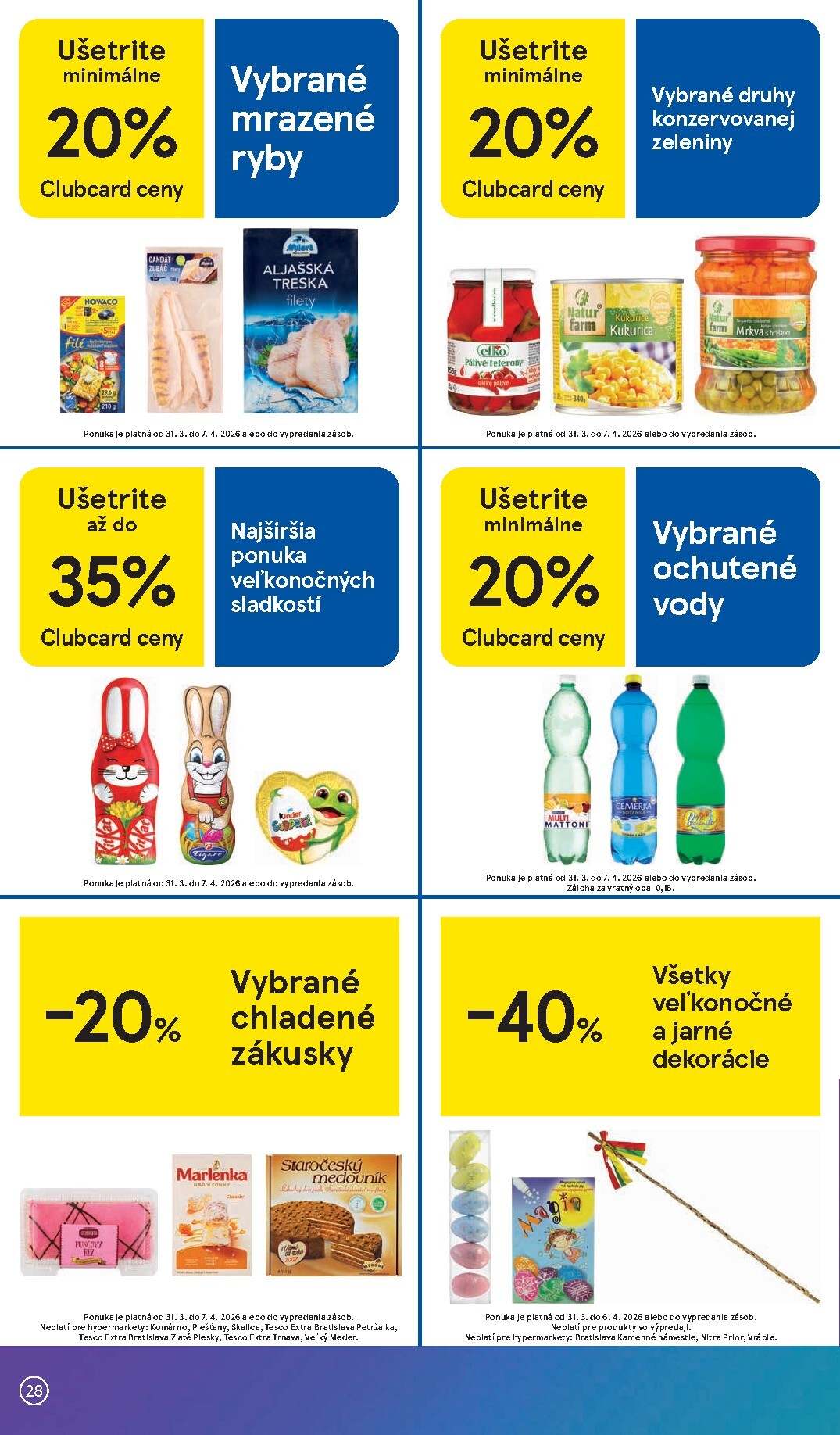 tesco - Leták Tesco platný od 31.03.2026 do 07.04.2026 - page: 28