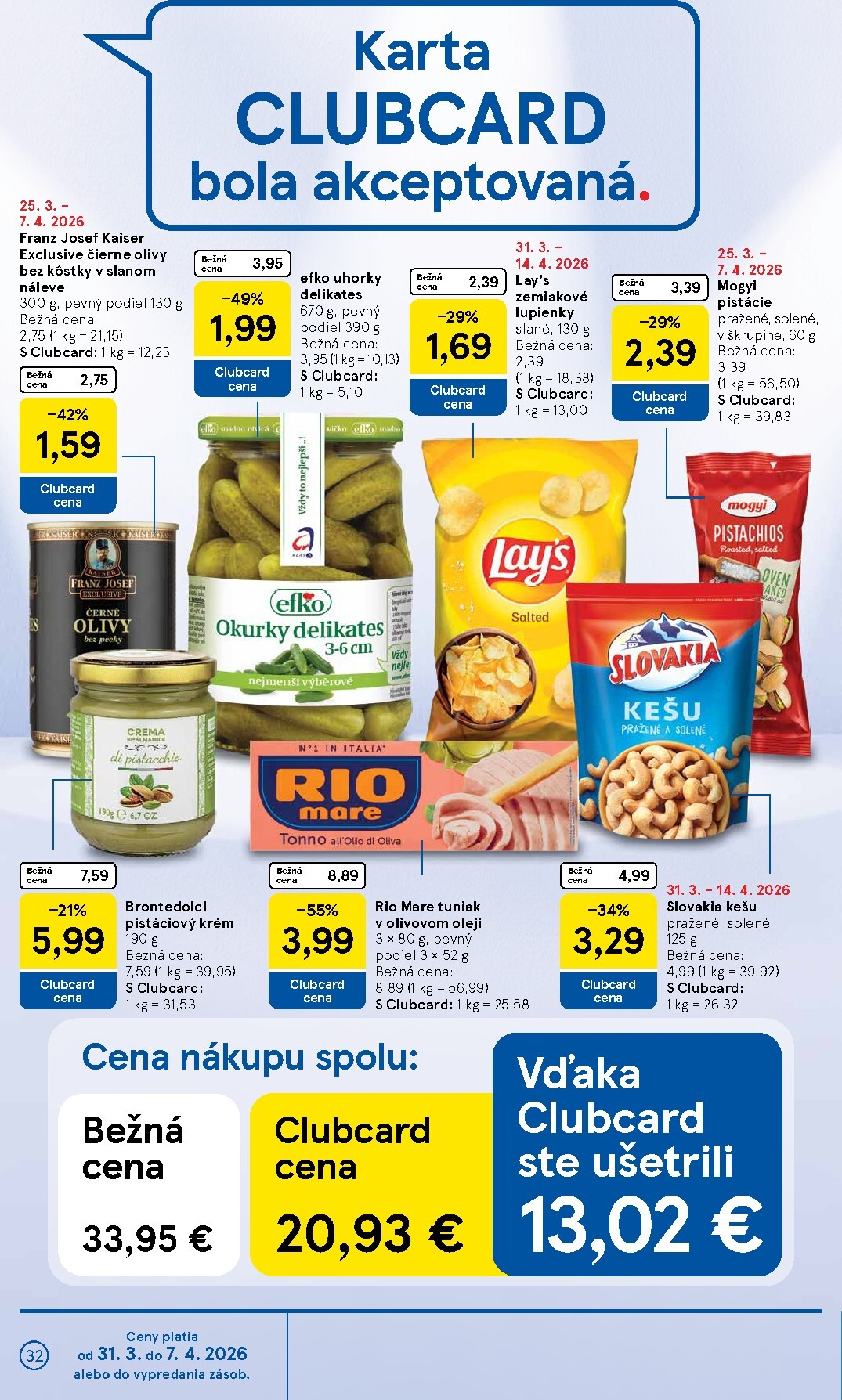 tesco - Leták Tesco platný od 31.03.2026 do 07.04.2026 - page: 32