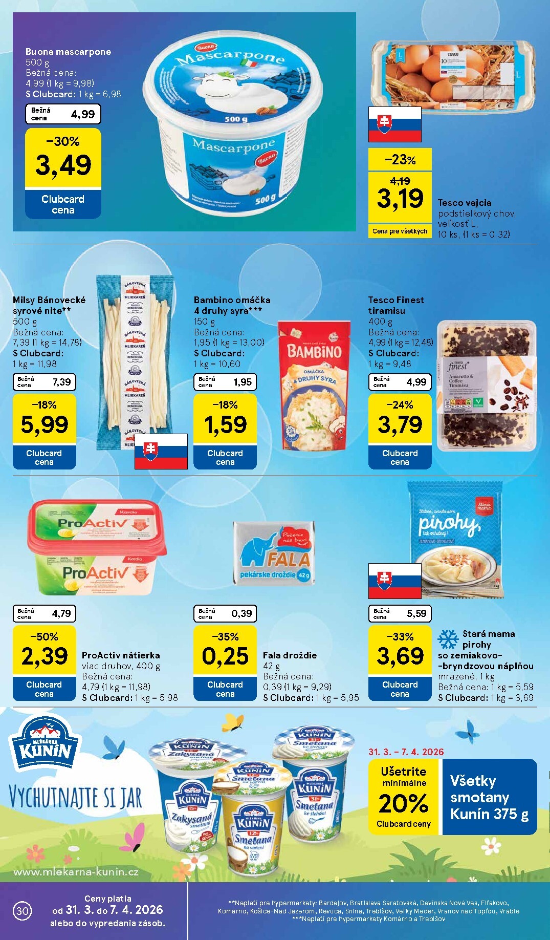 tesco - Leták Tesco platný od 31.03.2026 do 07.04.2026 - page: 30
