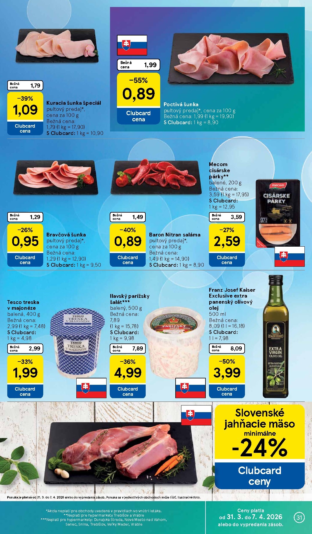 tesco - Leták Tesco platný od 31.03.2026 do 07.04.2026 - page: 31