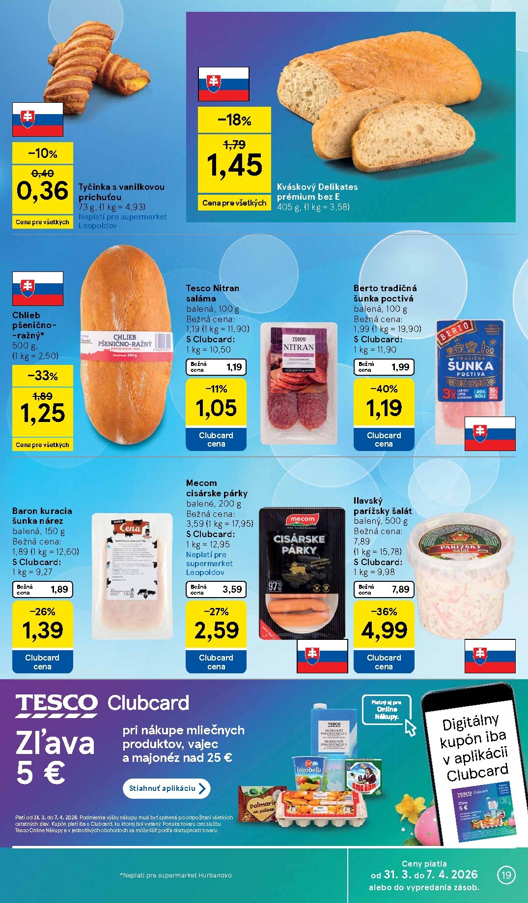 tesco - Leták Tesco supermarket platný od 31.03.2026 do 07.04.2026 - page: 19