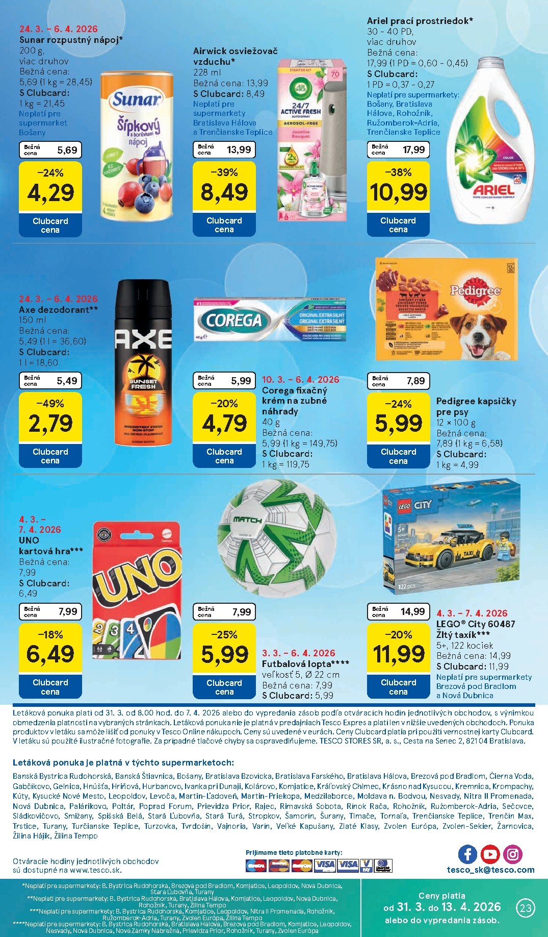 tesco - Leták Tesco supermarket platný od 31.03.2026 do 07.04.2026 - page: 23