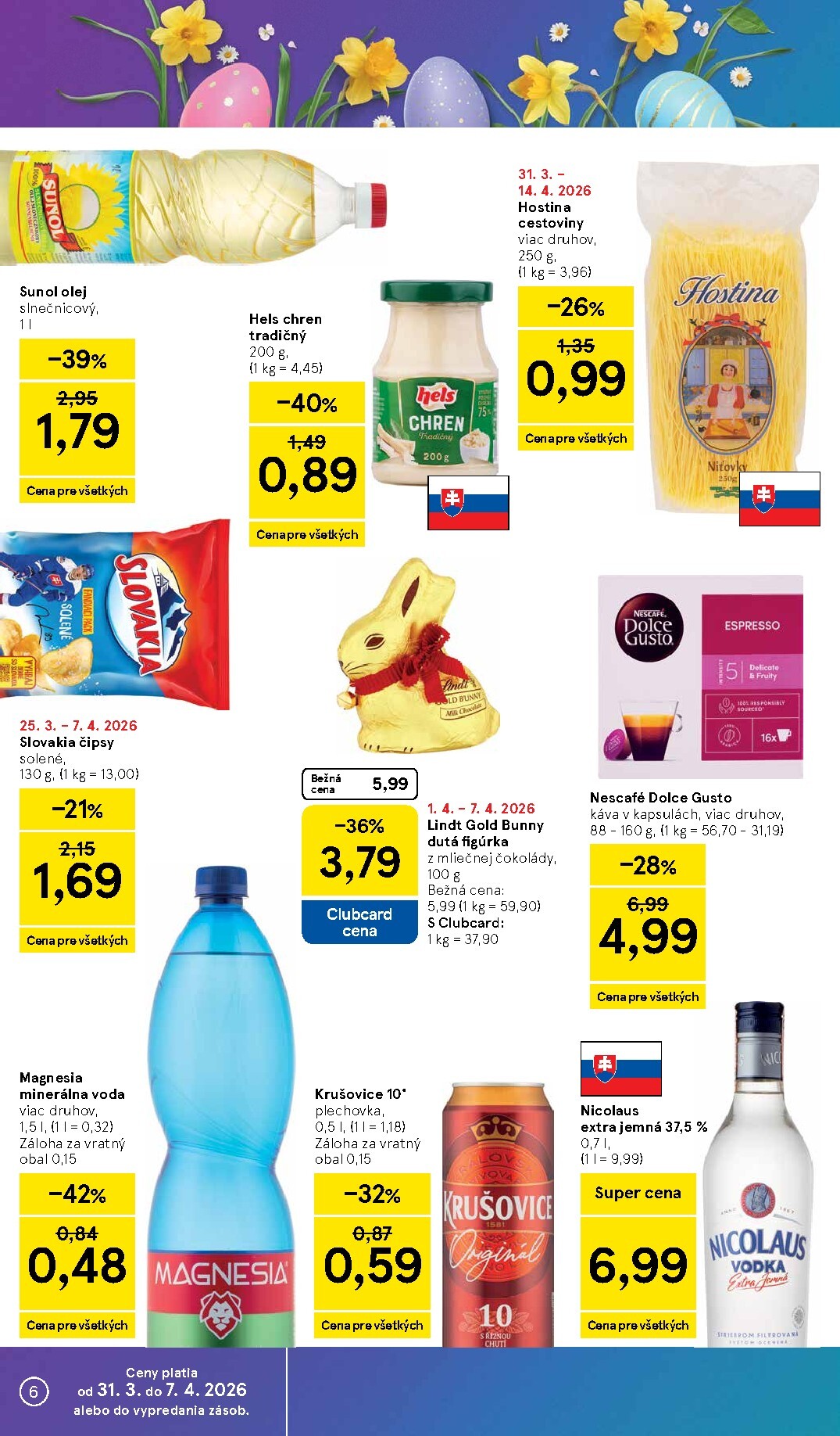 tesco - Leták Tesco supermarket platný od 31.03.2026 do 07.04.2026 - page: 6