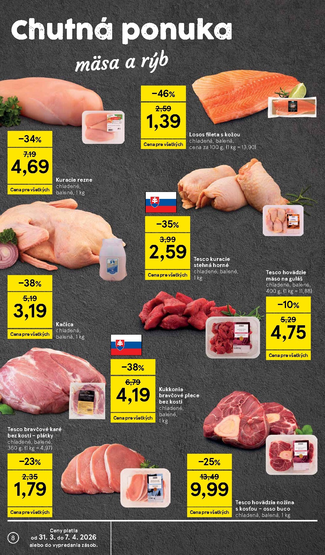 tesco - Leták Tesco supermarket platný od 31.03.2026 do 07.04.2026 - page: 8