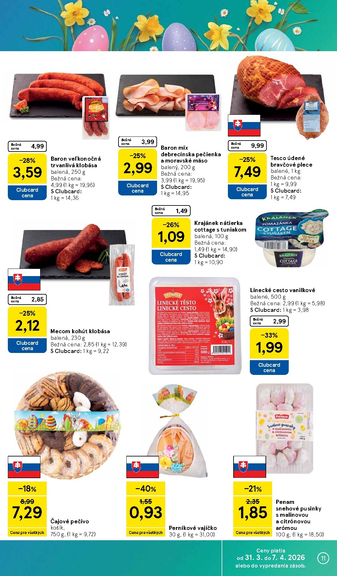 tesco - Leták Tesco supermarket platný od 31.03.2026 do 07.04.2026 - page: 11