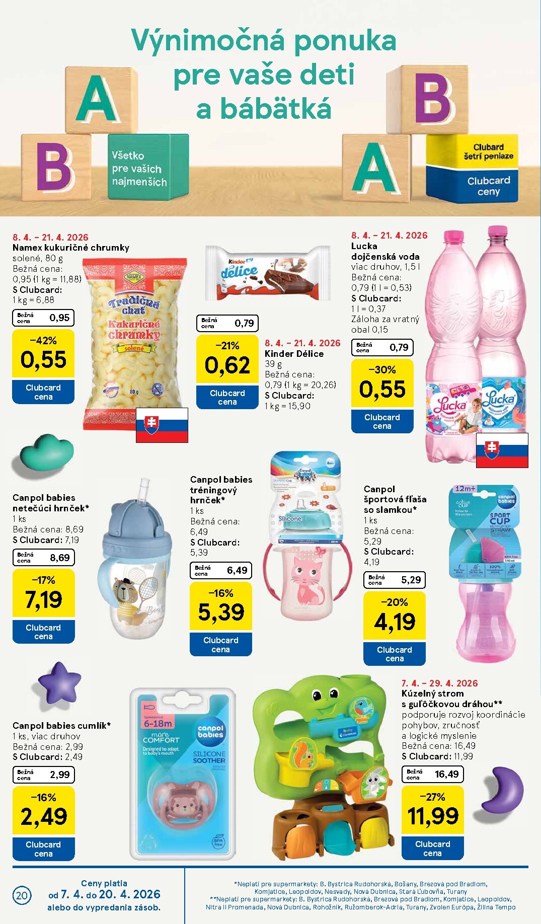 tesco - Leták Tesco supermarket platný od 08.04.2026 do 14.04.2026 - page: 20