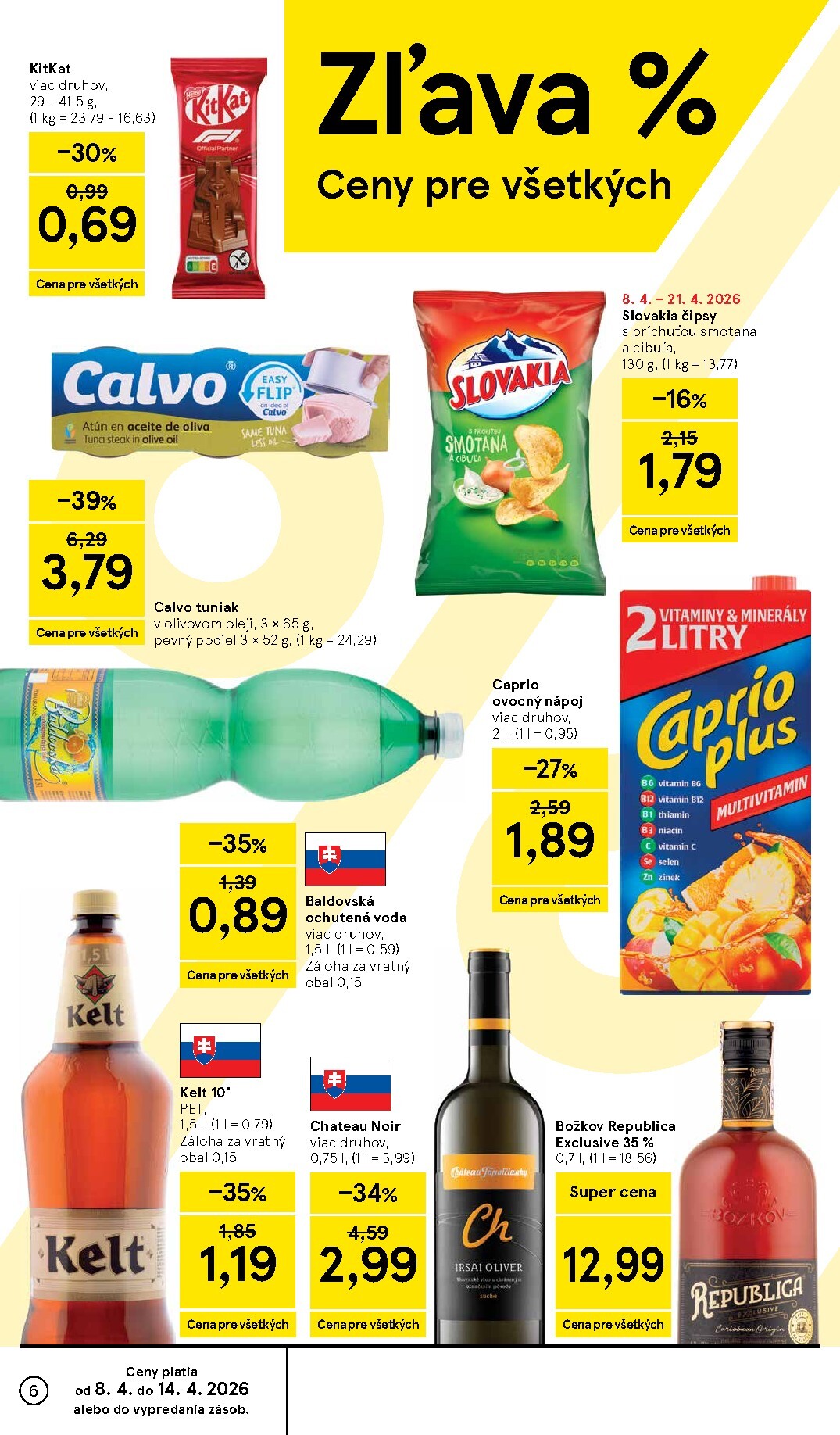 tesco - Leták Tesco supermarket platný od 08.04.2026 do 14.04.2026 - page: 6