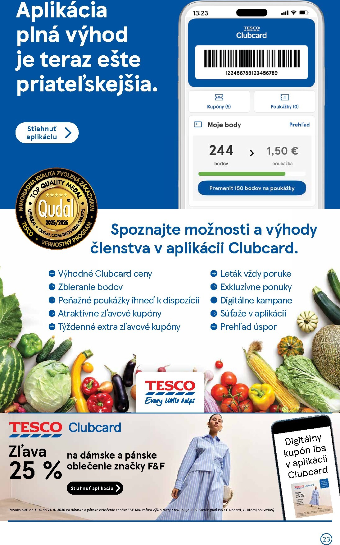 tesco - Leták Tesco supermarket platný od 08.04.2026 do 14.04.2026 - page: 23