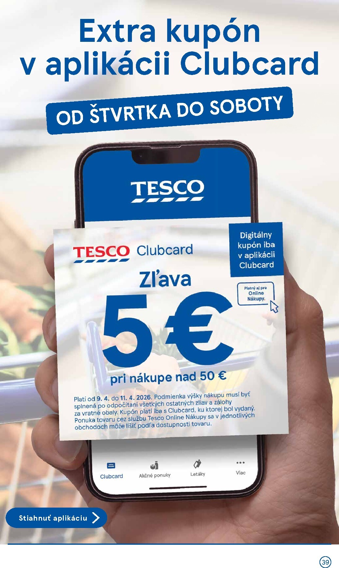 tesco - Leták Tesco platný od 08.04.2026 do 14.04.2026 - page: 39