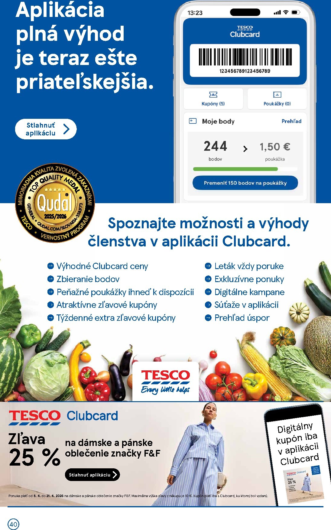 tesco - Leták Tesco platný od 08.04.2026 do 14.04.2026 - page: 40