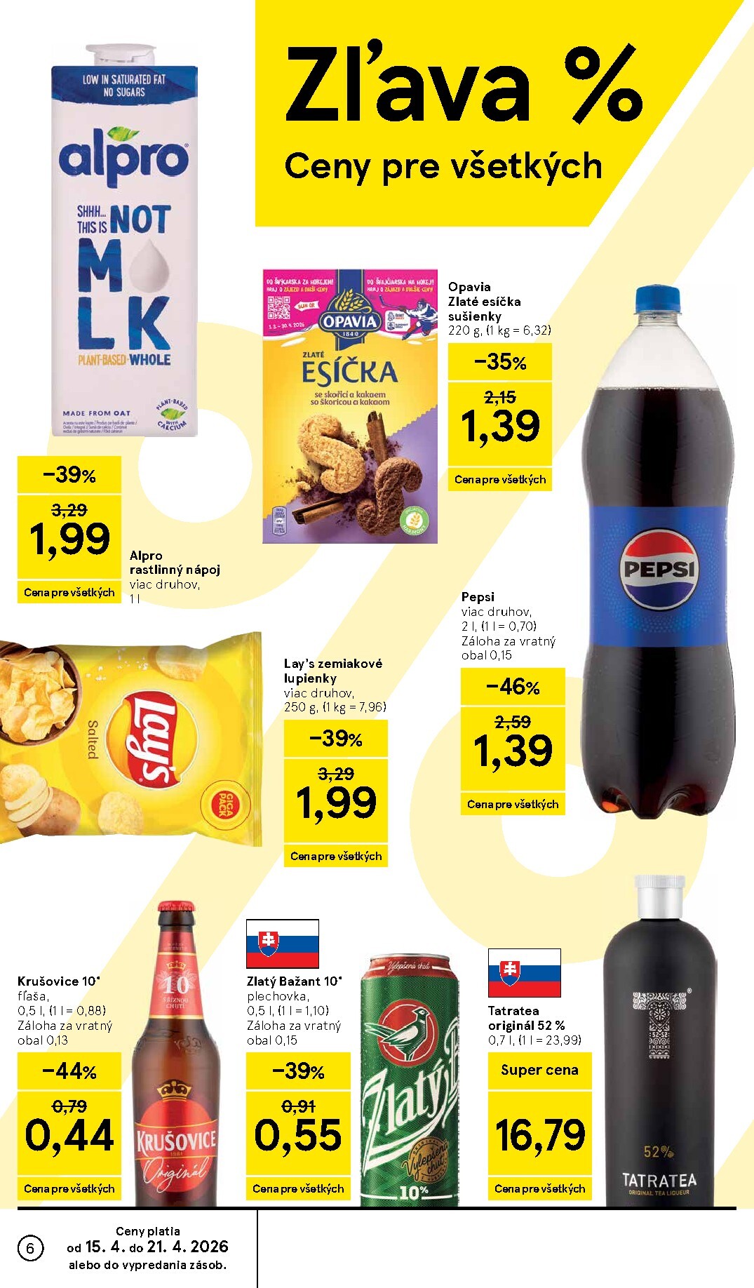 tesco - Nový leták Tesco platný od stredy, 15.04.2026 do utorka, 21.04.2026 - page: 6