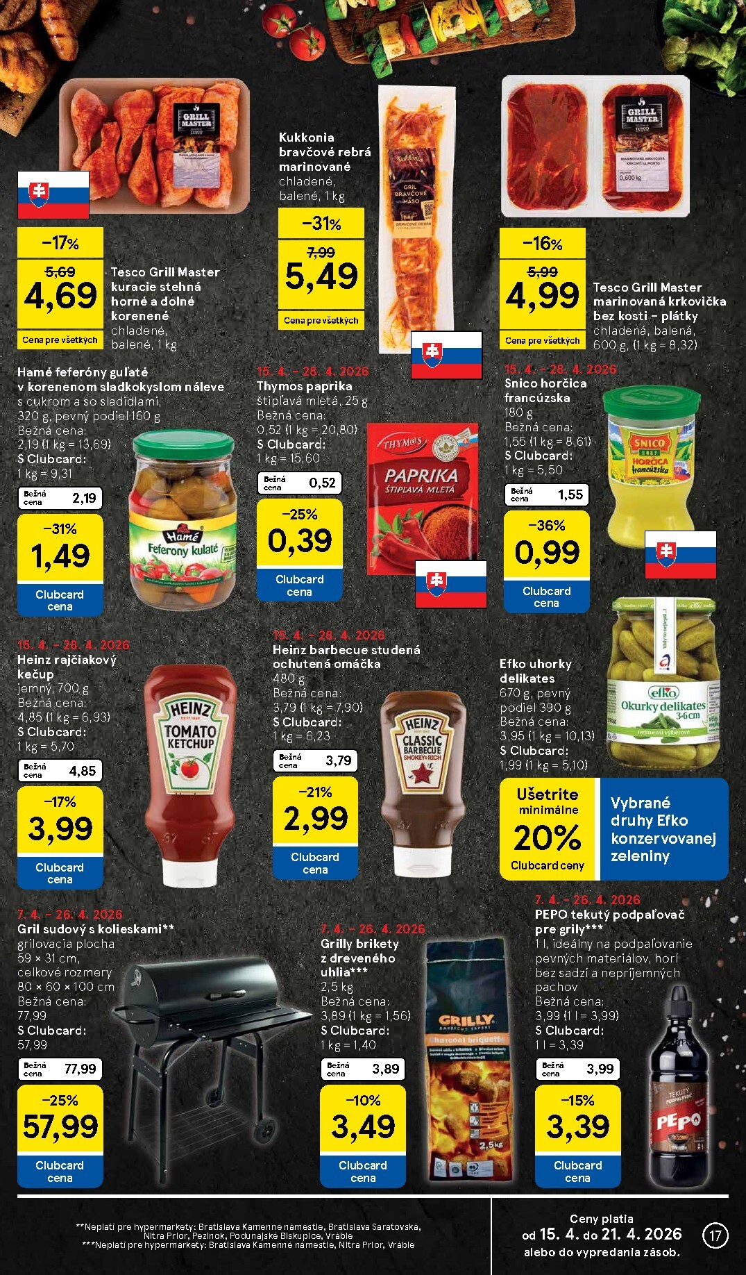 tesco - Nový leták Tesco platný od stredy, 15.04.2026 do utorka, 21.04.2026 - page: 17