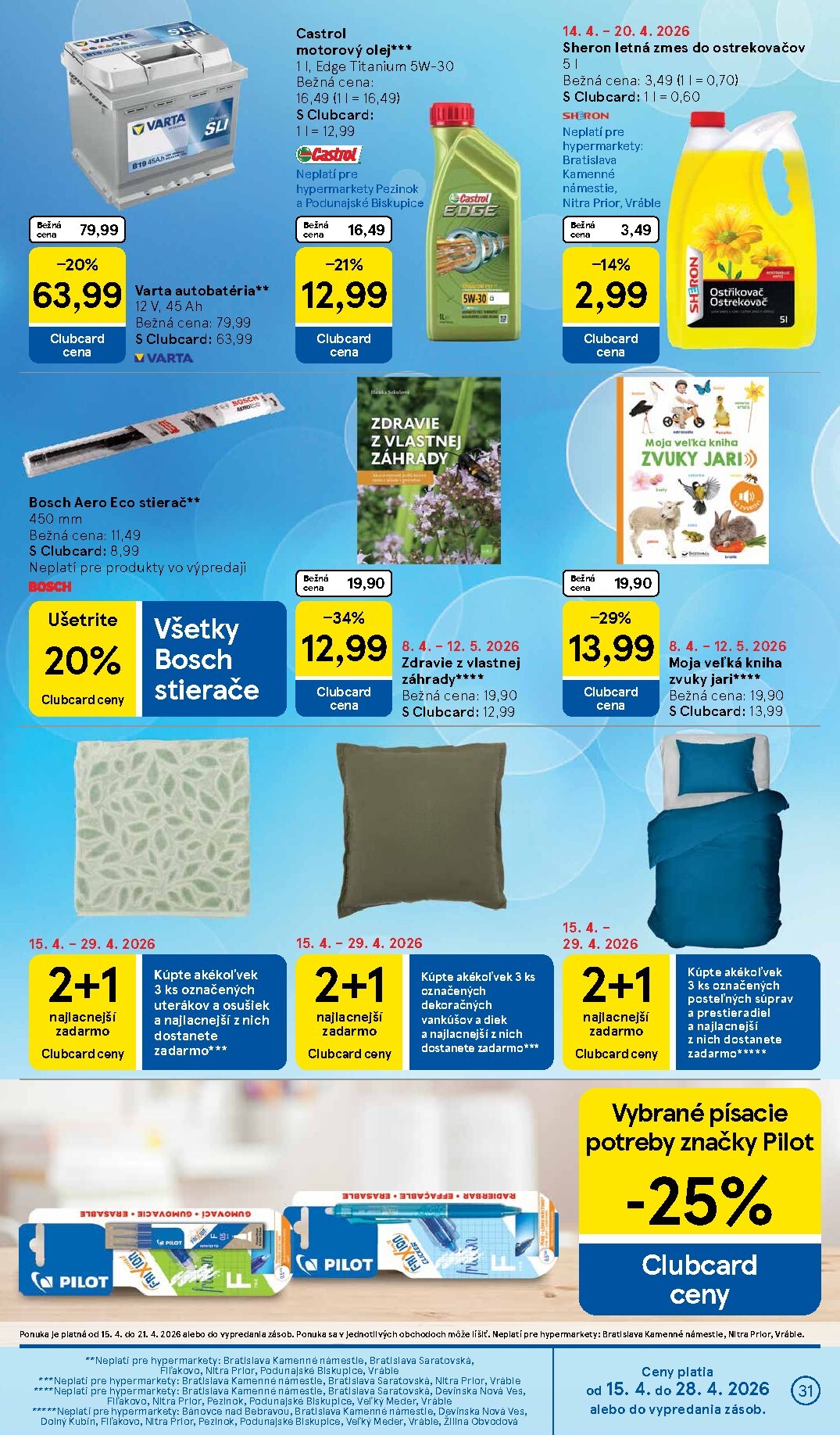 tesco - Nový leták Tesco platný od stredy, 15.04.2026 do utorka, 21.04.2026 - page: 31