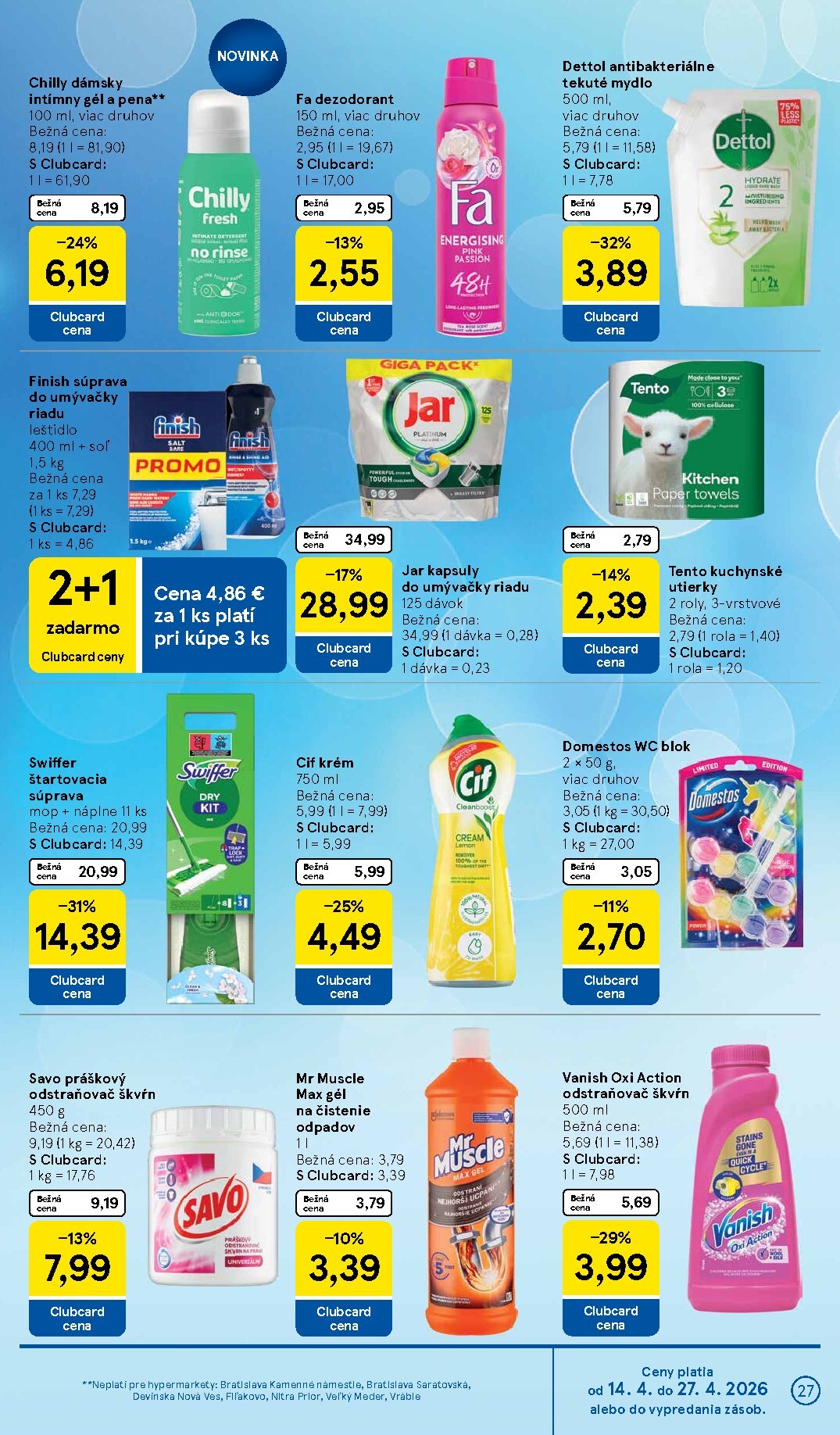 tesco - Nový leták Tesco platný od stredy, 15.04.2026 do utorka, 21.04.2026 - page: 27